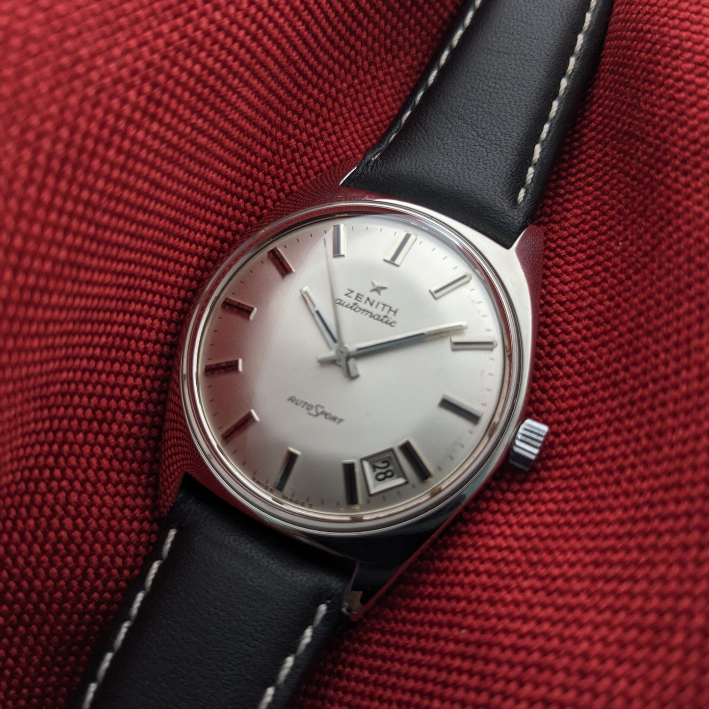 Circa 55 Years Old / Zenith Autosport / Ref P/6505-1 / Vintage 1970 Watch / Cal 2562PC Movement / Serviced vintage watch