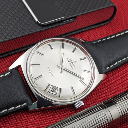 Circa 55 Years Old / Zenith Autosport / Ref P/6505-1 / Vintage 1970 Watch / Cal 2562PC Movement / Serviced vintage watch