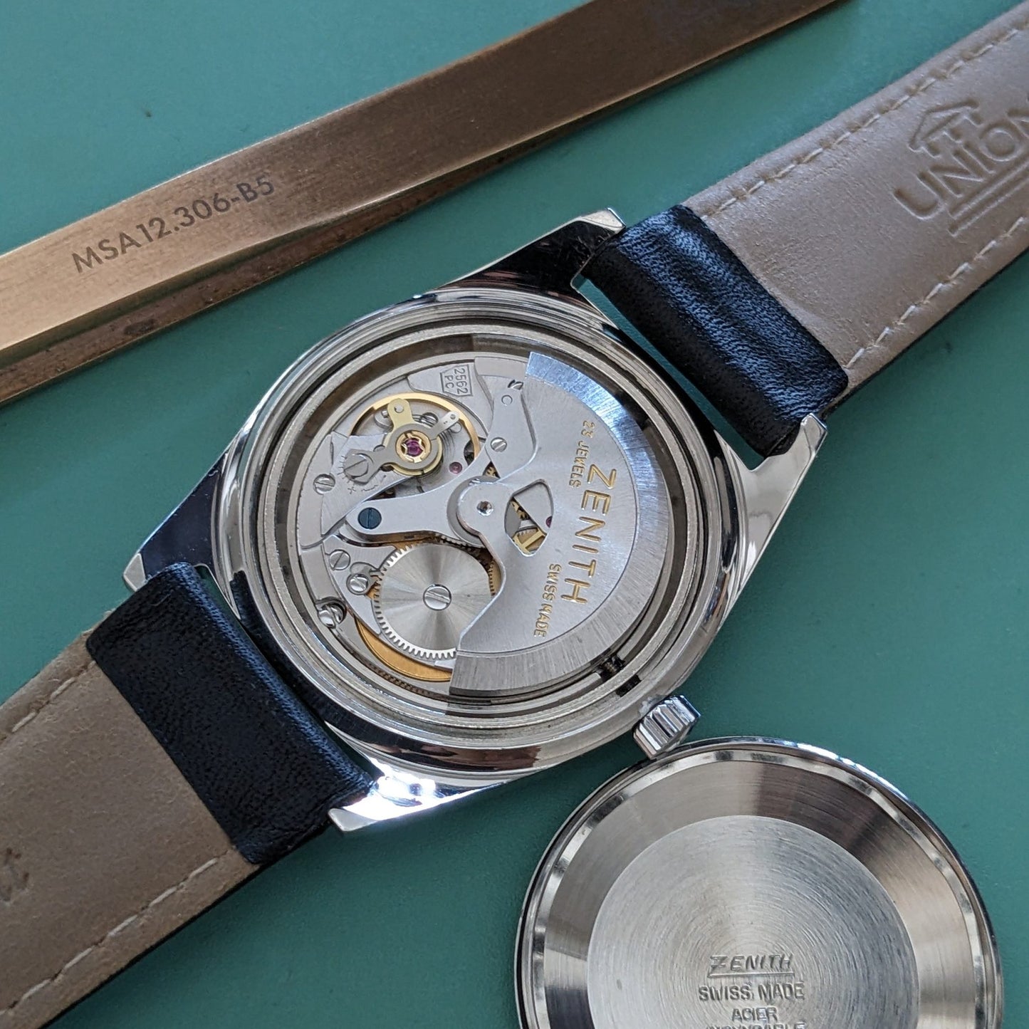 Circa 55 Years Old / Zenith Autosport / Ref P/6505-1 / Vintage 1970 Watch / Cal 2562PC Movement / Serviced vintage watch
