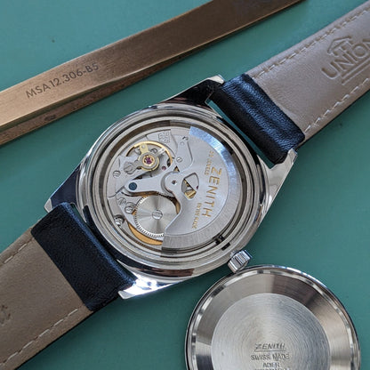 Circa 55 Years Old / Zenith Autosport / Ref P/6505-1 / Vintage 1970 Watch / Cal 2562PC Movement / Serviced vintage watch