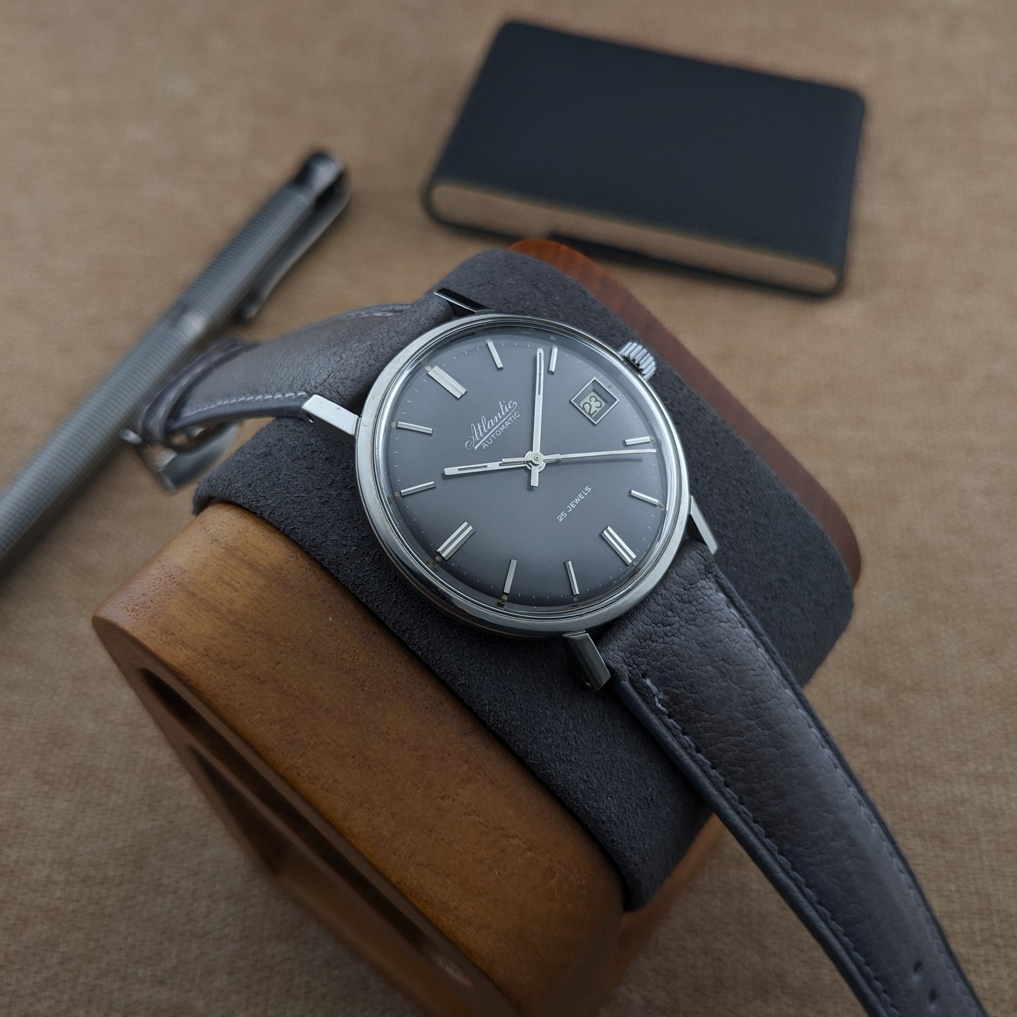 Circa 60 Years Old / Atlantic Automatic / Vintage 1960s Watch / Cal 1716-17 Movement / Serviced vintage watch