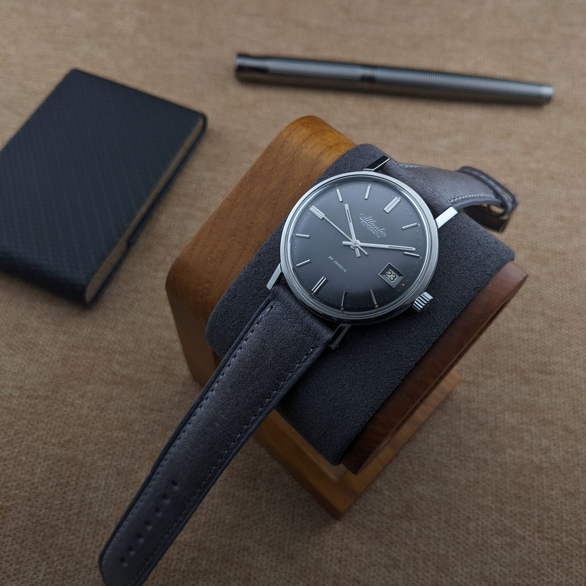 Circa 60 Years Old / Atlantic Automatic / Vintage 1960s Watch / Cal 1716-17 Movement / Serviced vintage watch