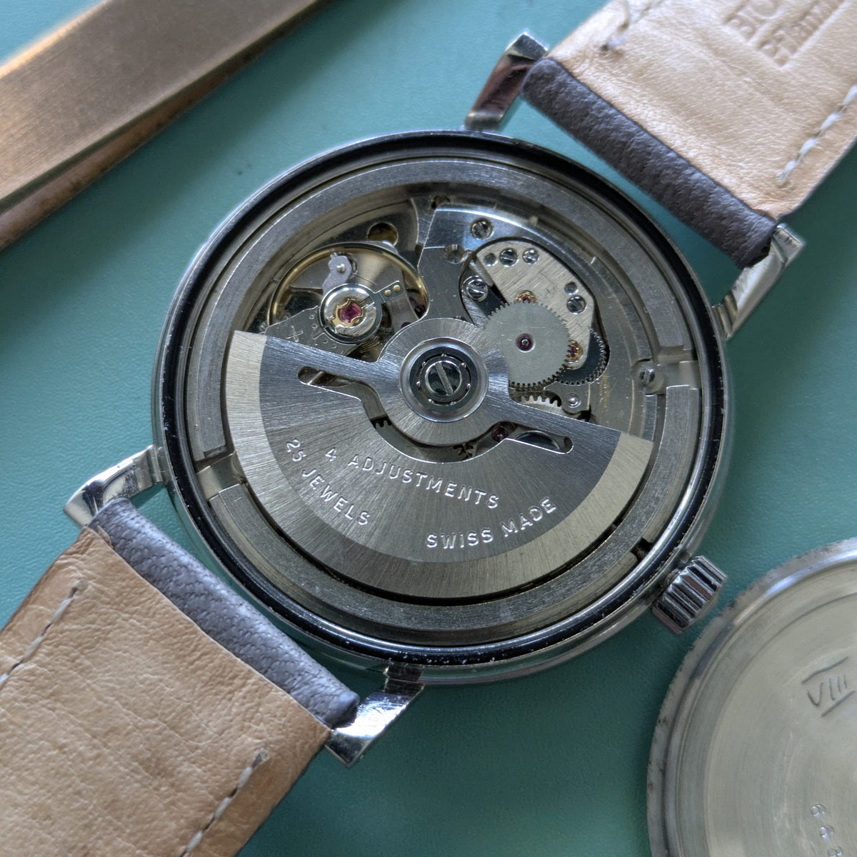 Circa 60 Years Old / Atlantic Automatic / Vintage 1960s Watch / Cal 1716-17 Movement / Serviced vintage watch