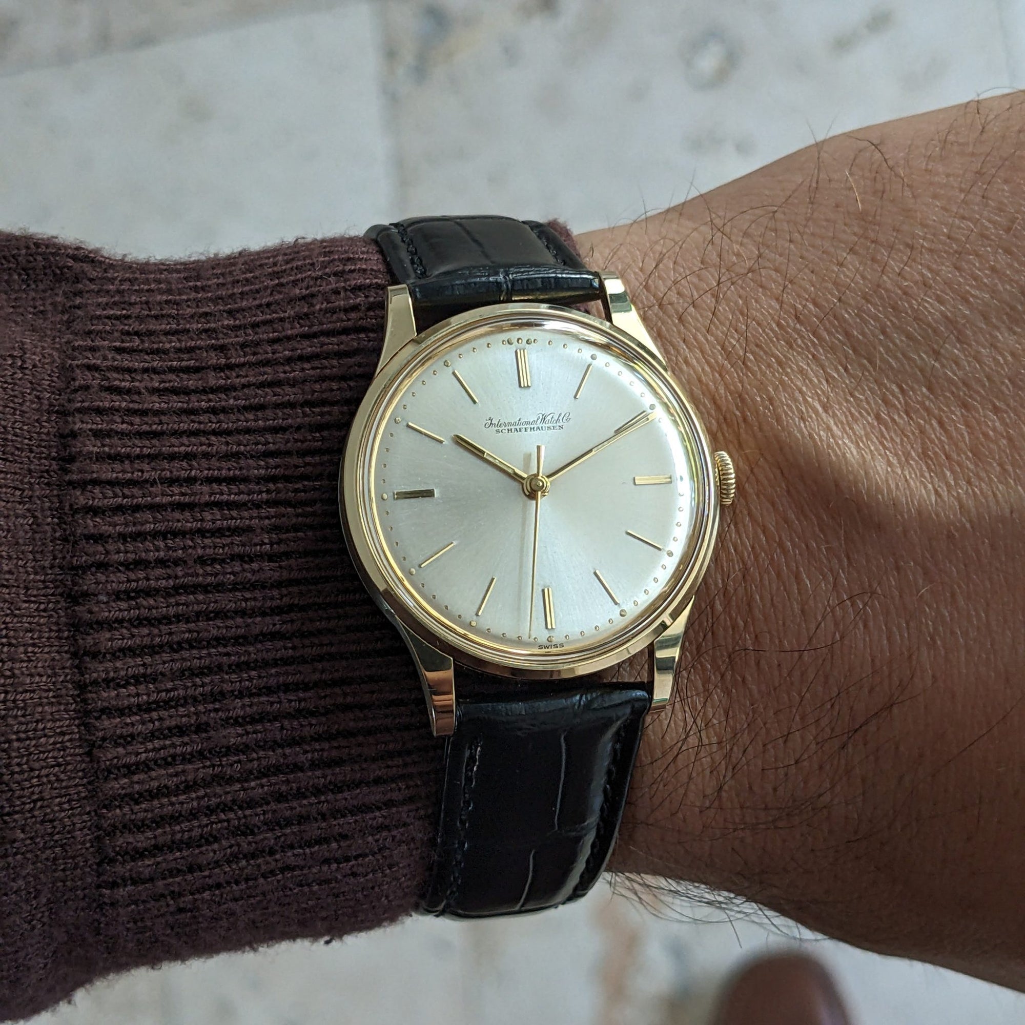 Circa 60 Years Old / IWC Schaffhausen / Ref 709 / Vintage 1960s Watch / Cal 89 Movement / Serviced vintage watch