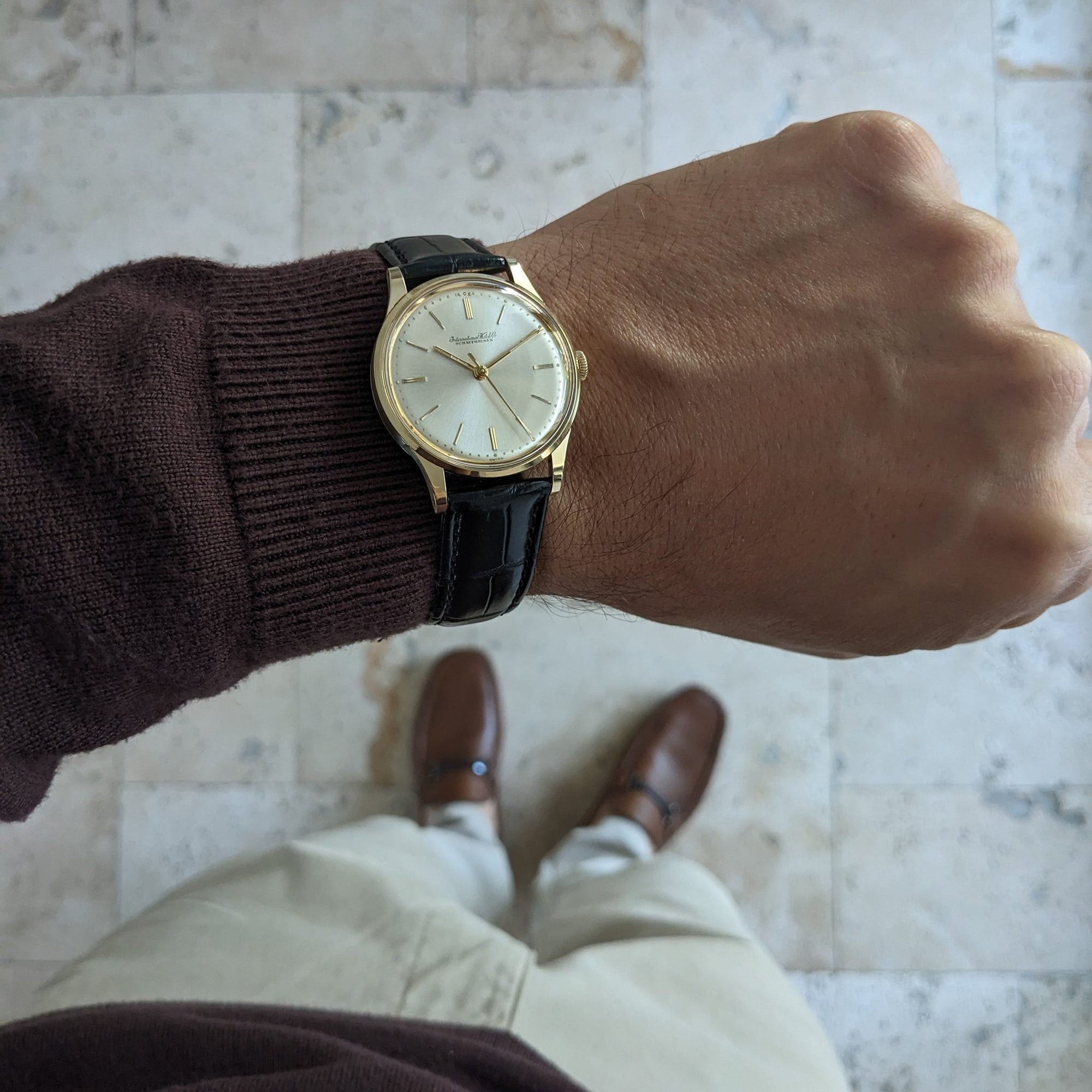 Circa 60 Years Old / IWC Schaffhausen / Ref 709 / Vintage 1960s Watch / Cal 89 Movement / Serviced vintage watch