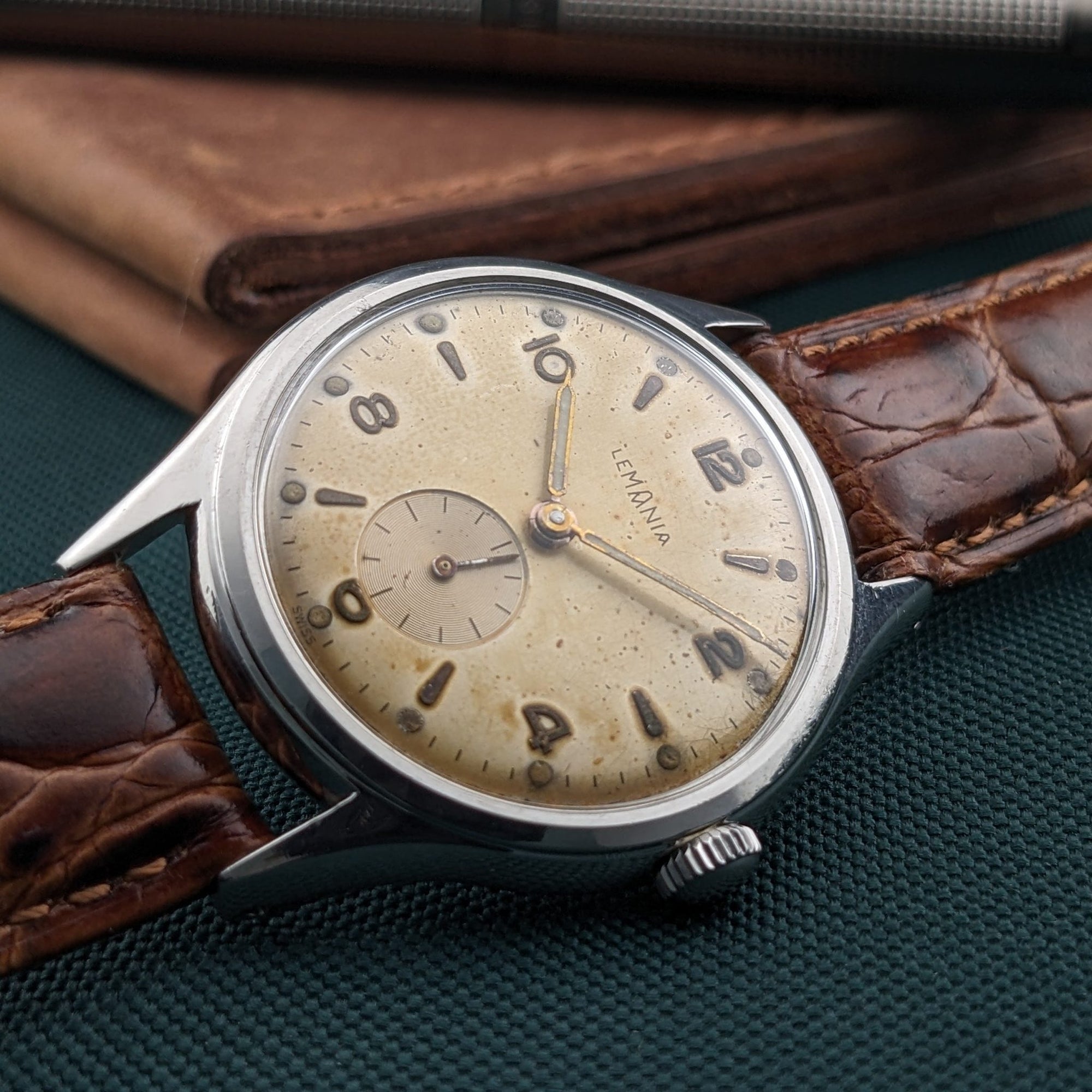 Circa 60 Years Old Lemania sei tacche Vintage 1960s Serviced Watch vintage watch