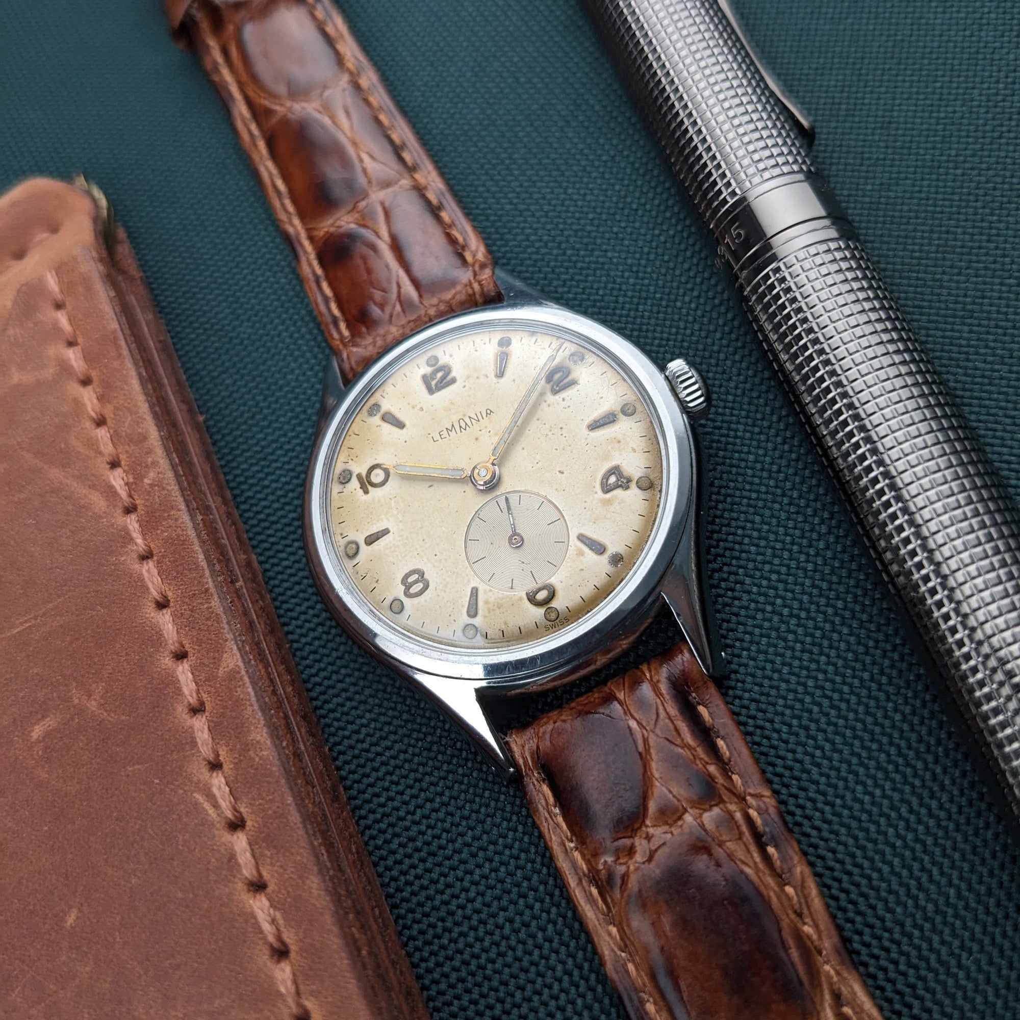 Circa 60 Years Old Lemania sei tacche Vintage 1960s Serviced Watch vintage watch
