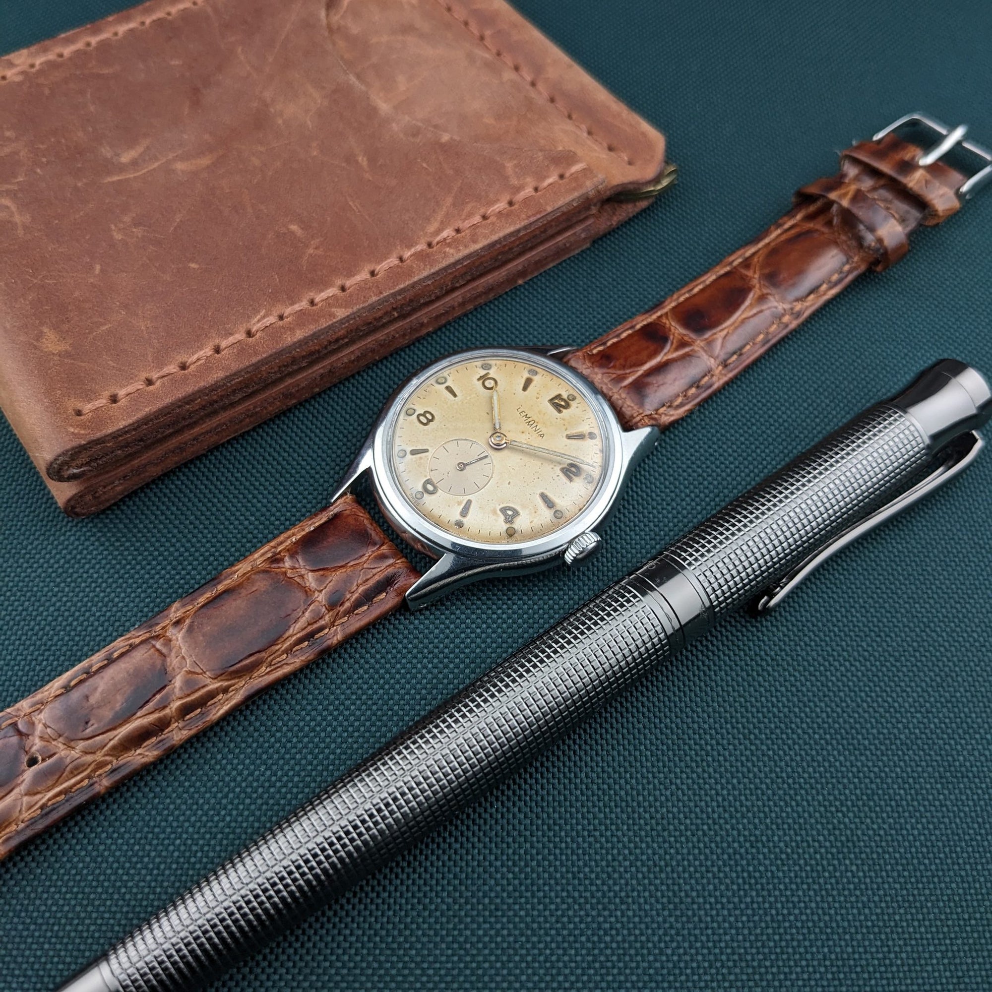 Circa 60 Years Old Lemania sei tacche Vintage 1960s Serviced Watch vintage watch