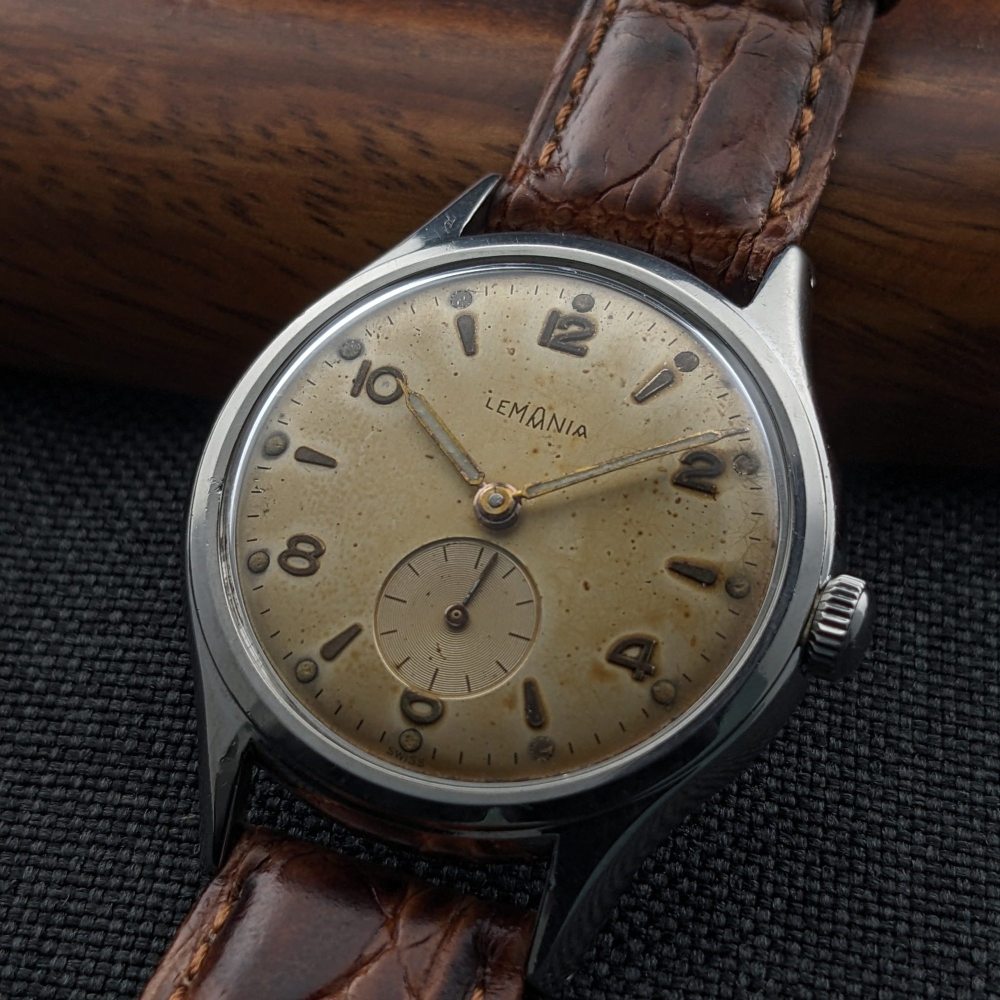 Circa 60 Years Old Lemania sei tacche Vintage 1960s Serviced Watch vintage watch