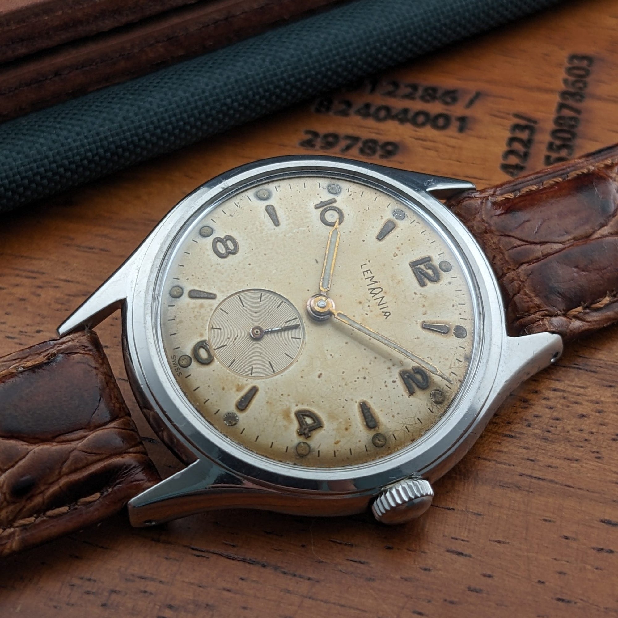 Circa 60 Years Old Lemania sei tacche Vintage 1960s Serviced Watch vintage watch