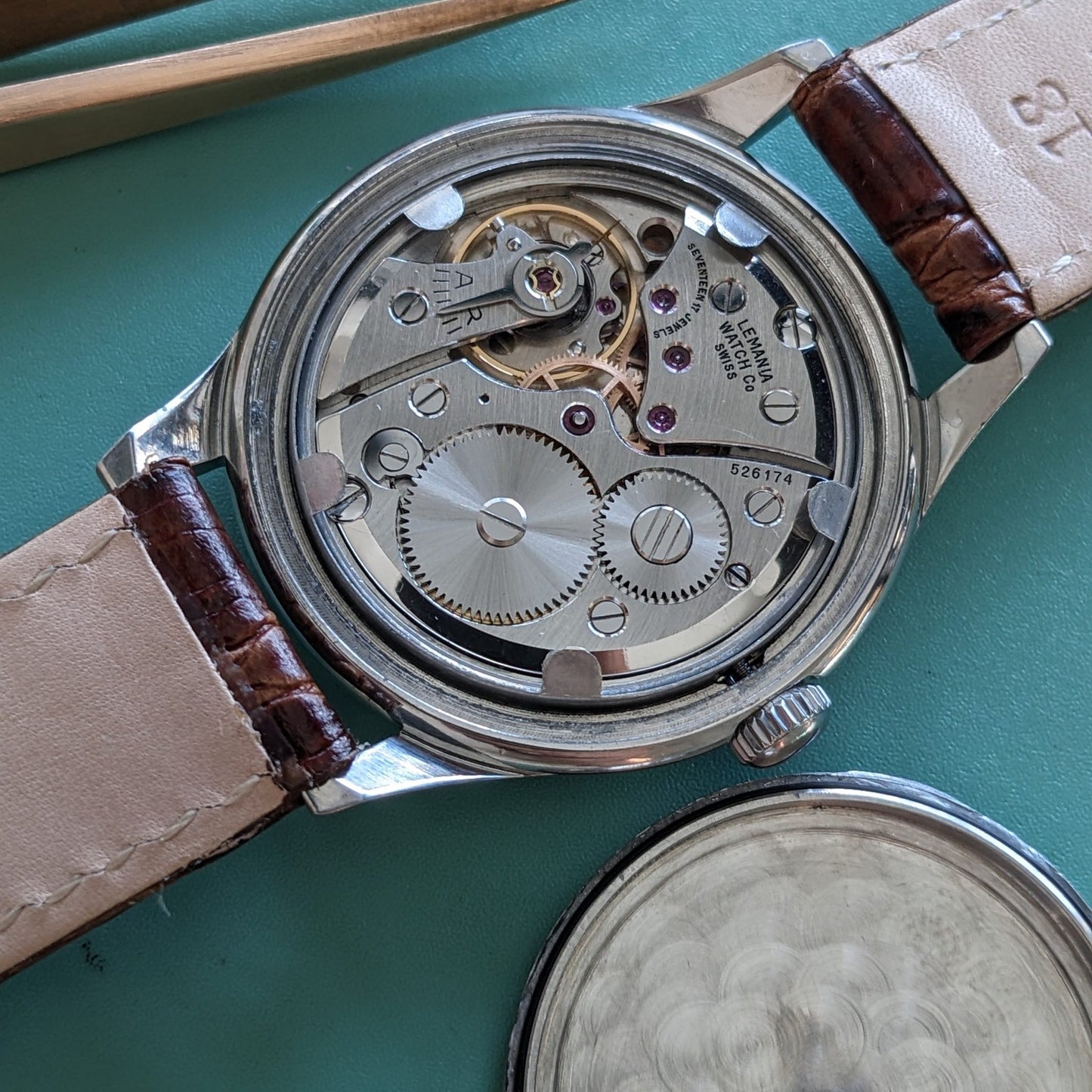 Circa 60 Years Old Lemania sei tacche Vintage 1960s Serviced Watch vintage watch