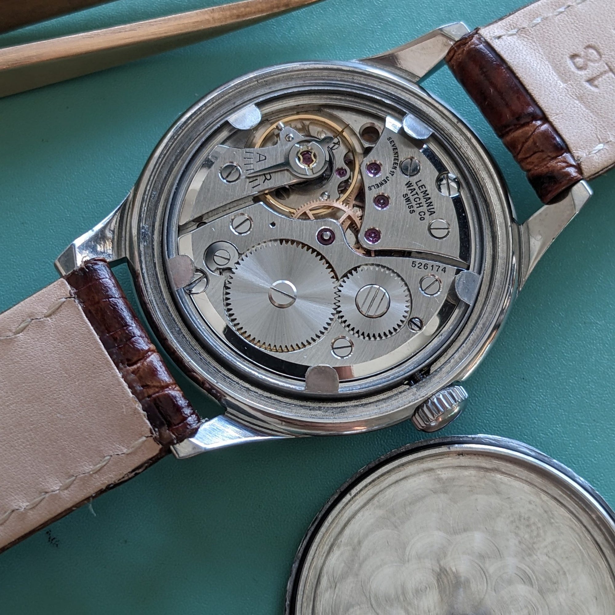 Circa 60 Years Old Lemania sei tacche Vintage 1960s Serviced Watch vintage watch