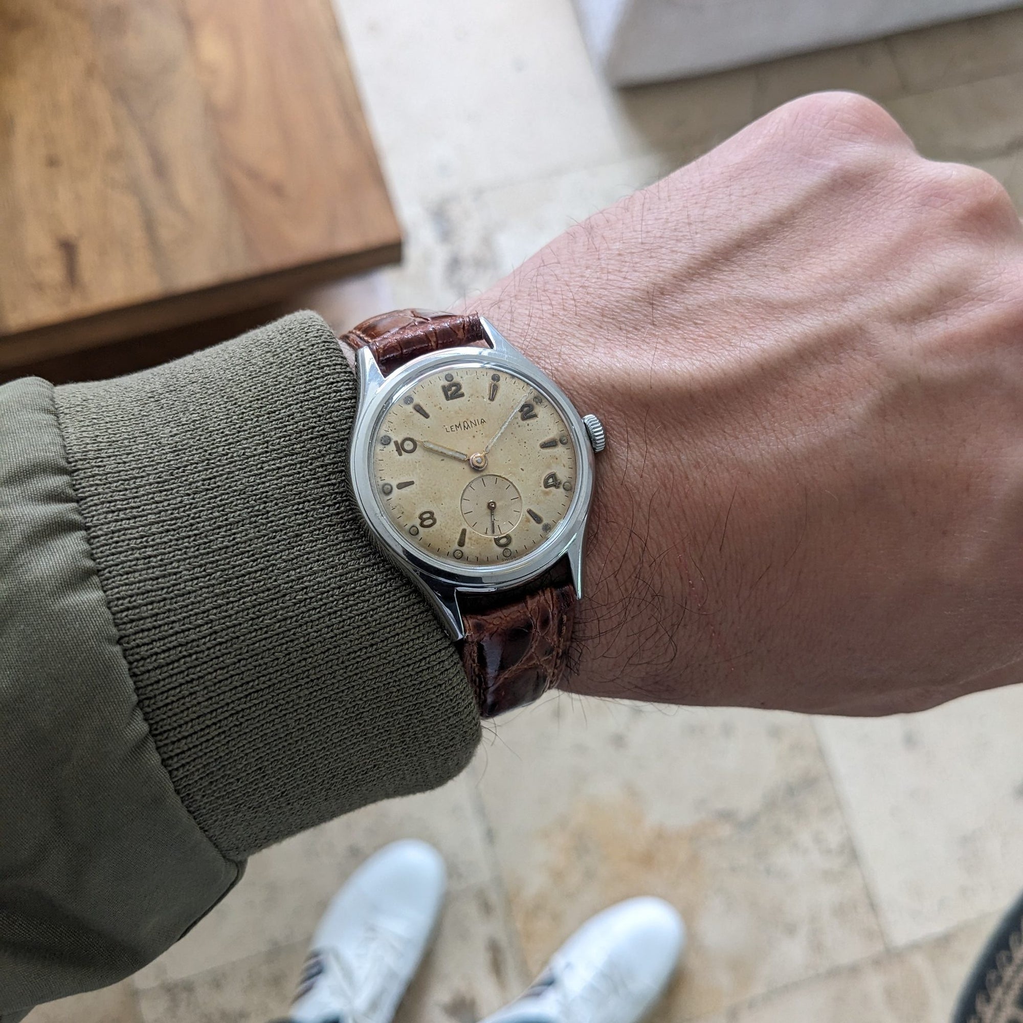 Circa 60 Years Old Lemania sei tacche Vintage 1960s Serviced Watch vintage watch