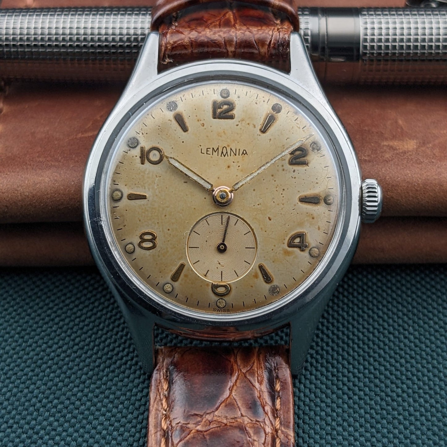 Circa 60 Years Old Lemania sei tacche Vintage 1960s Serviced Watch vintage watch