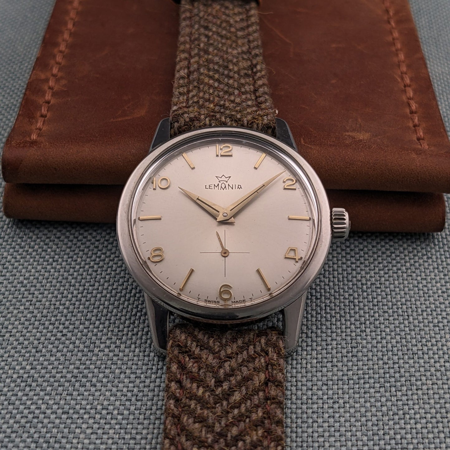 Circa 60 Years Old / Lemania SUPER COMPRESSOR / Ref 941-67 / Vintage 1960s Watch / Cal 3000 Movement / Serviced dial
