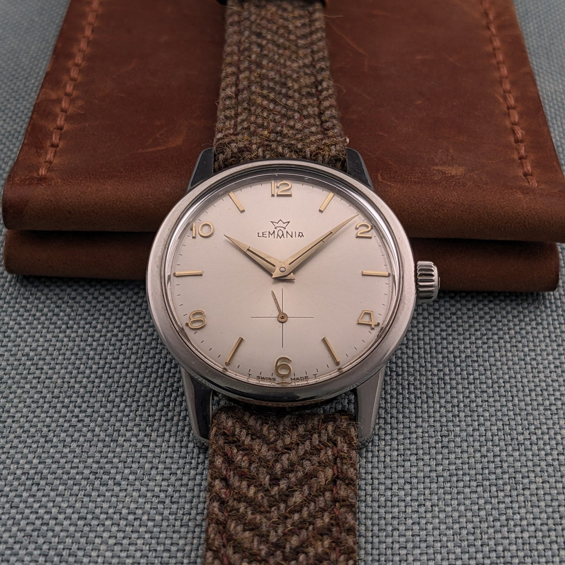 Circa 60 Years Old / Lemania SUPER COMPRESSOR / Ref 941-67 / Vintage 1960s Watch / Cal 3000 Movement / Serviced dial