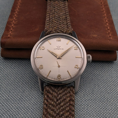 Circa 60 Years Old / Lemania SUPER COMPRESSOR / Ref 941-67 / Vintage 1960s Watch / Cal 3000 Movement / Serviced dial