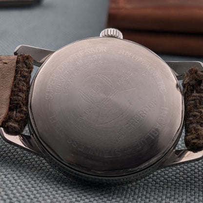 Circa 60 Years Old / Lemania SUPER COMPRESSOR / Ref 941-67 / Vintage 1960s Watch / Cal 3000 Movement / Serviced vintage watch