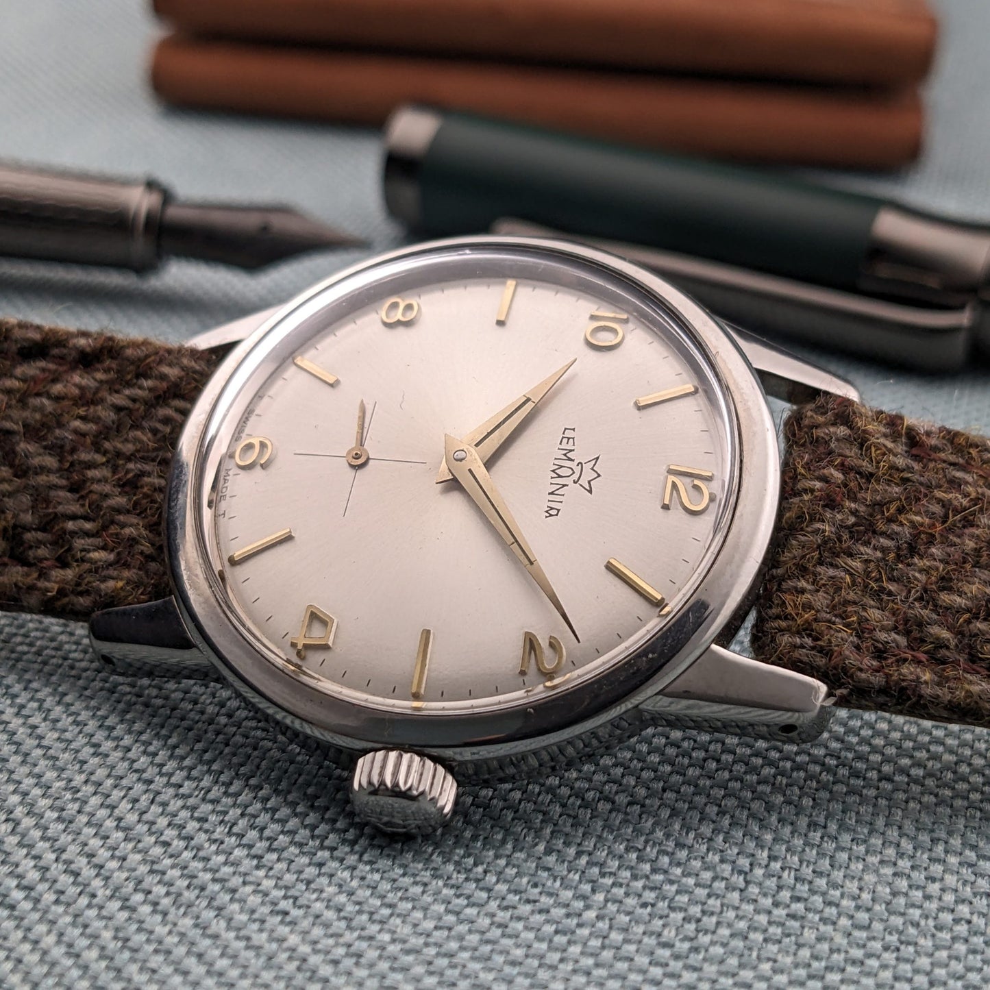 Circa 60 Years Old / Lemania SUPER COMPRESSOR / Ref 941-67 / Vintage 1960s Watch / Cal 3000 Movement / Serviced vintage watch