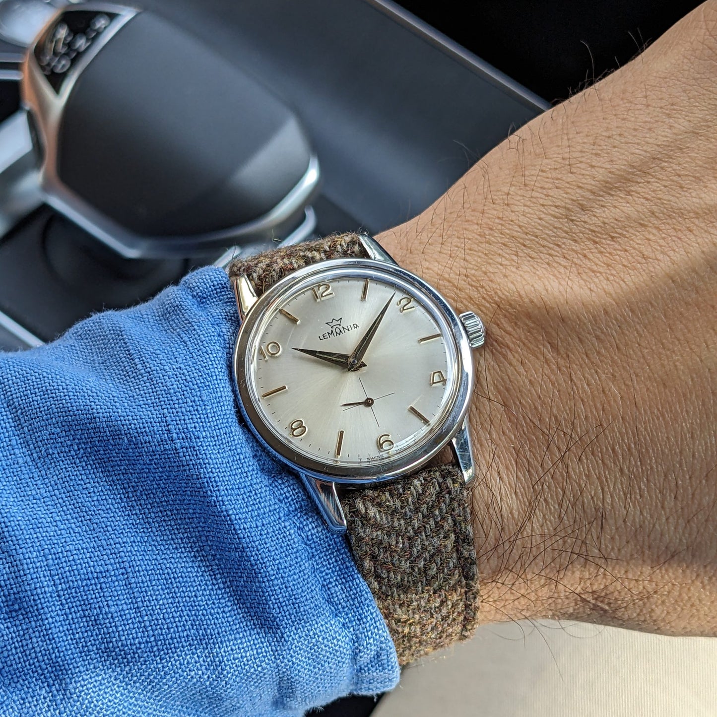 Circa 60 Years Old / Lemania SUPER COMPRESSOR / Ref 941-67 / Vintage 1960s Watch / Cal 3000 Movement / Serviced vintage watch