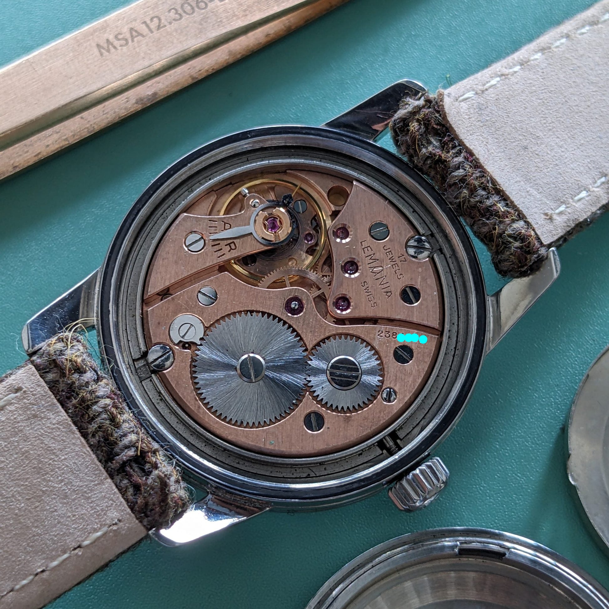 Circa 60 Years Old / Lemania SUPER COMPRESSOR / Ref 941-67 / Vintage 1960s Watch / Cal 3000 Movement / Serviced vintage watch