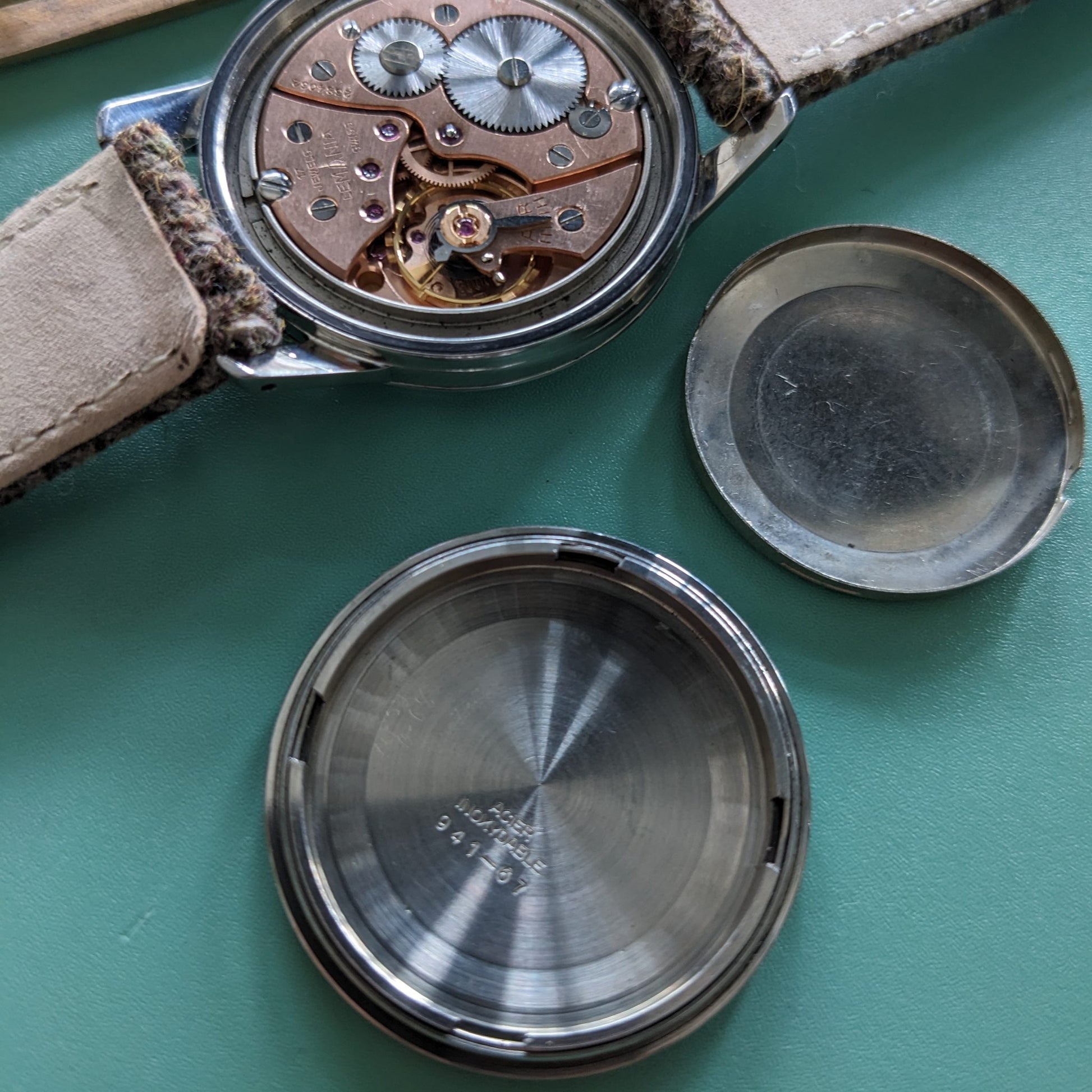 Circa 60 Years Old / Lemania SUPER COMPRESSOR / Ref 941-67 / Vintage 1960s Watch / Cal 3000 Movement / Serviced vintage watch