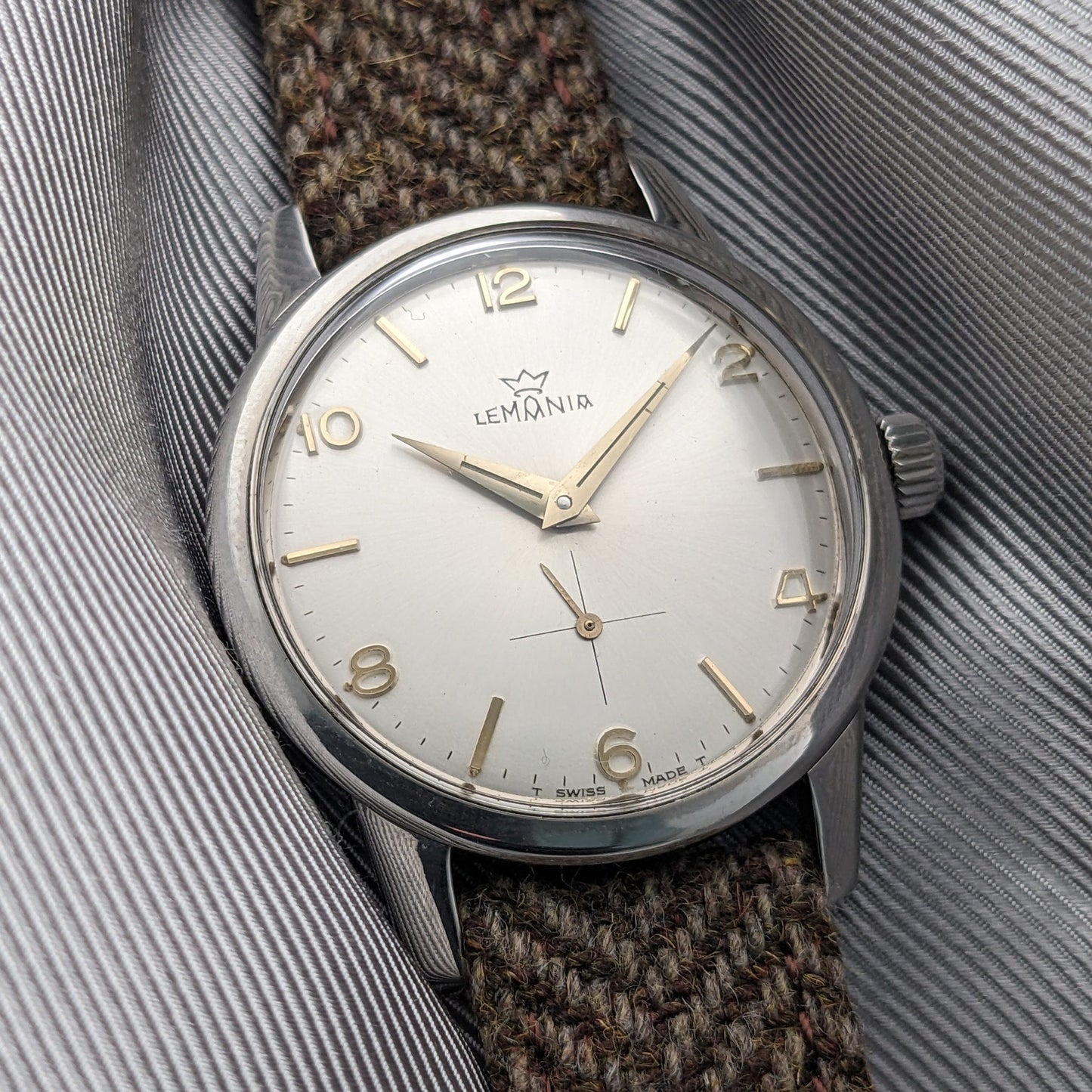 Circa 60 Years Old / Lemania SUPER COMPRESSOR / Ref 941-67 / Vintage 1960s Watch / Cal 3000 Movement / Serviced vintage watch