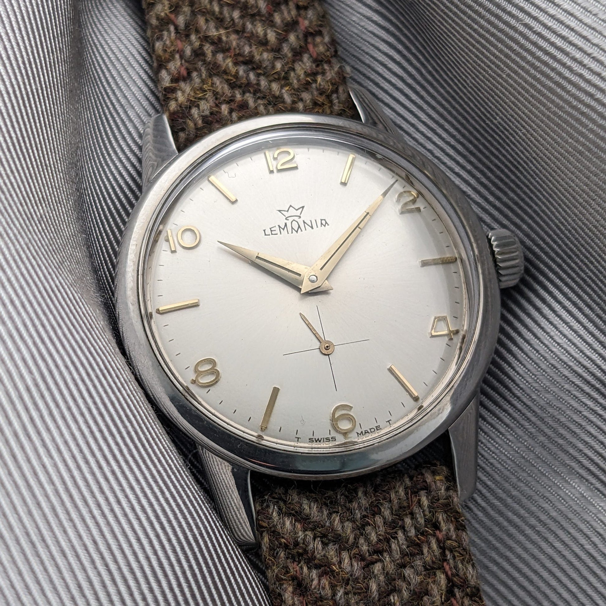 Circa 60 Years Old / Lemania SUPER COMPRESSOR / Ref 941-67 / Vintage 1960s Watch / Cal 3000 Movement / Serviced vintage watch