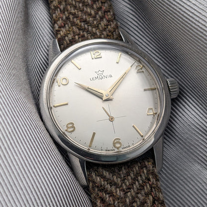Circa 60 Years Old / Lemania SUPER COMPRESSOR / Ref 941-67 / Vintage 1960s Watch / Cal 3000 Movement / Serviced vintage watch