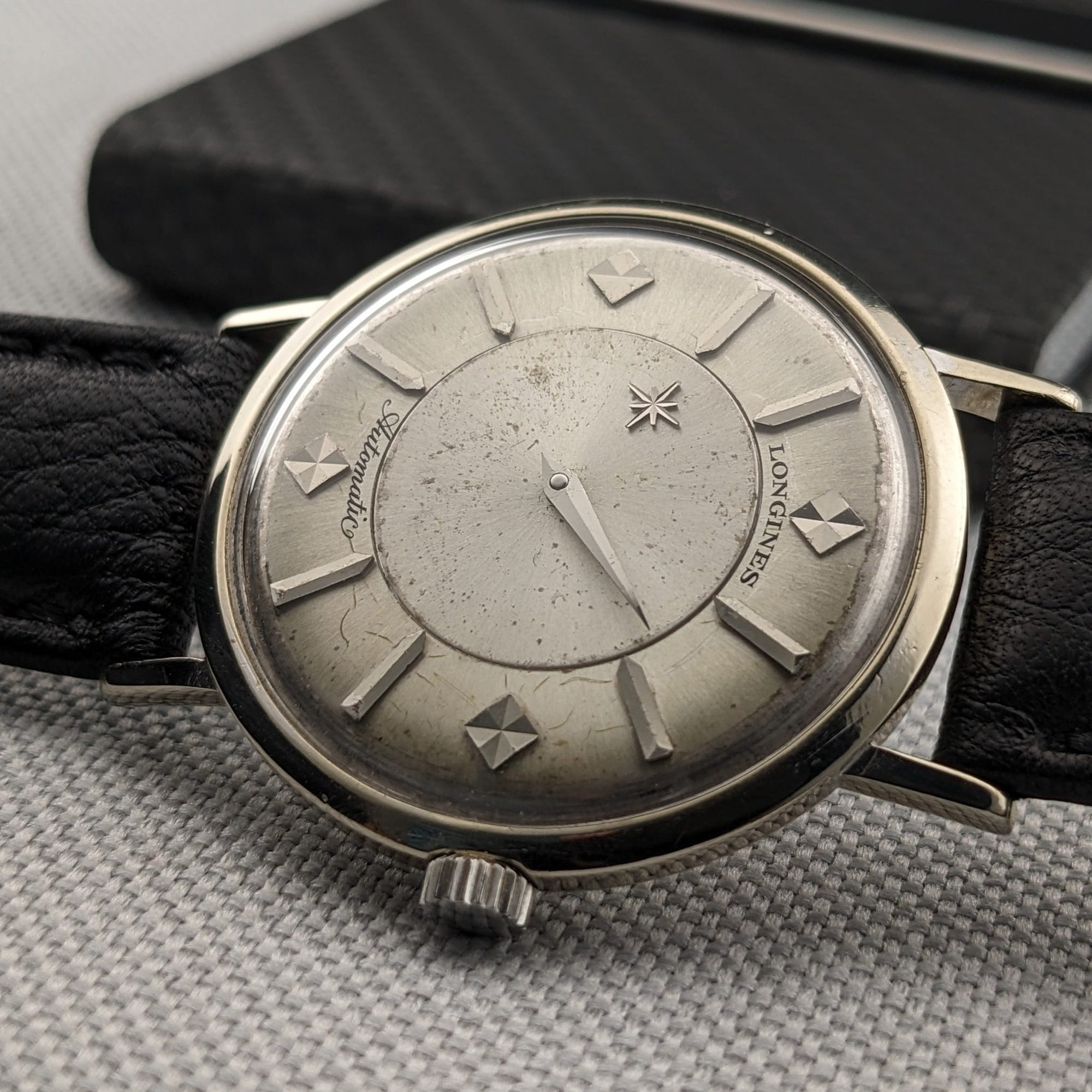 Circa 60 Years Old / Longines Admiral Mystery / Vintage 1960s Watch / Cal 350 Movement / Serviced dial