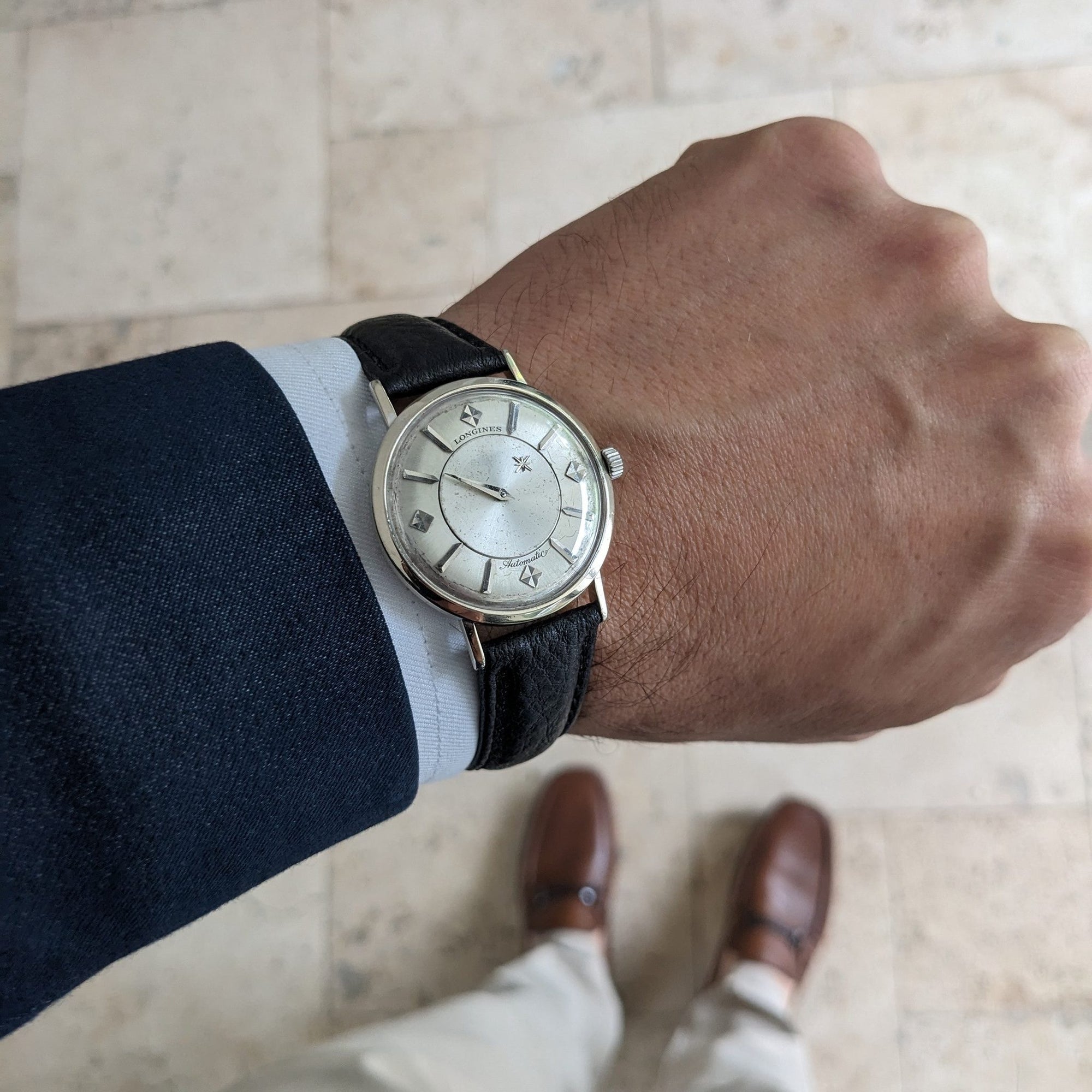 Circa 60 Years Old / Longines Admiral Mystery / Vintage 1960s Watch / Cal 350 Movement / Serviced vintage watch