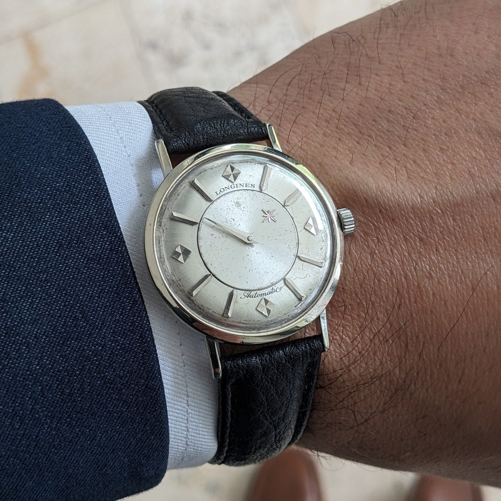 Circa 60 Years Old / Longines Admiral Mystery / Vintage 1960s Watch / Cal 350 Movement / Serviced vintage watch