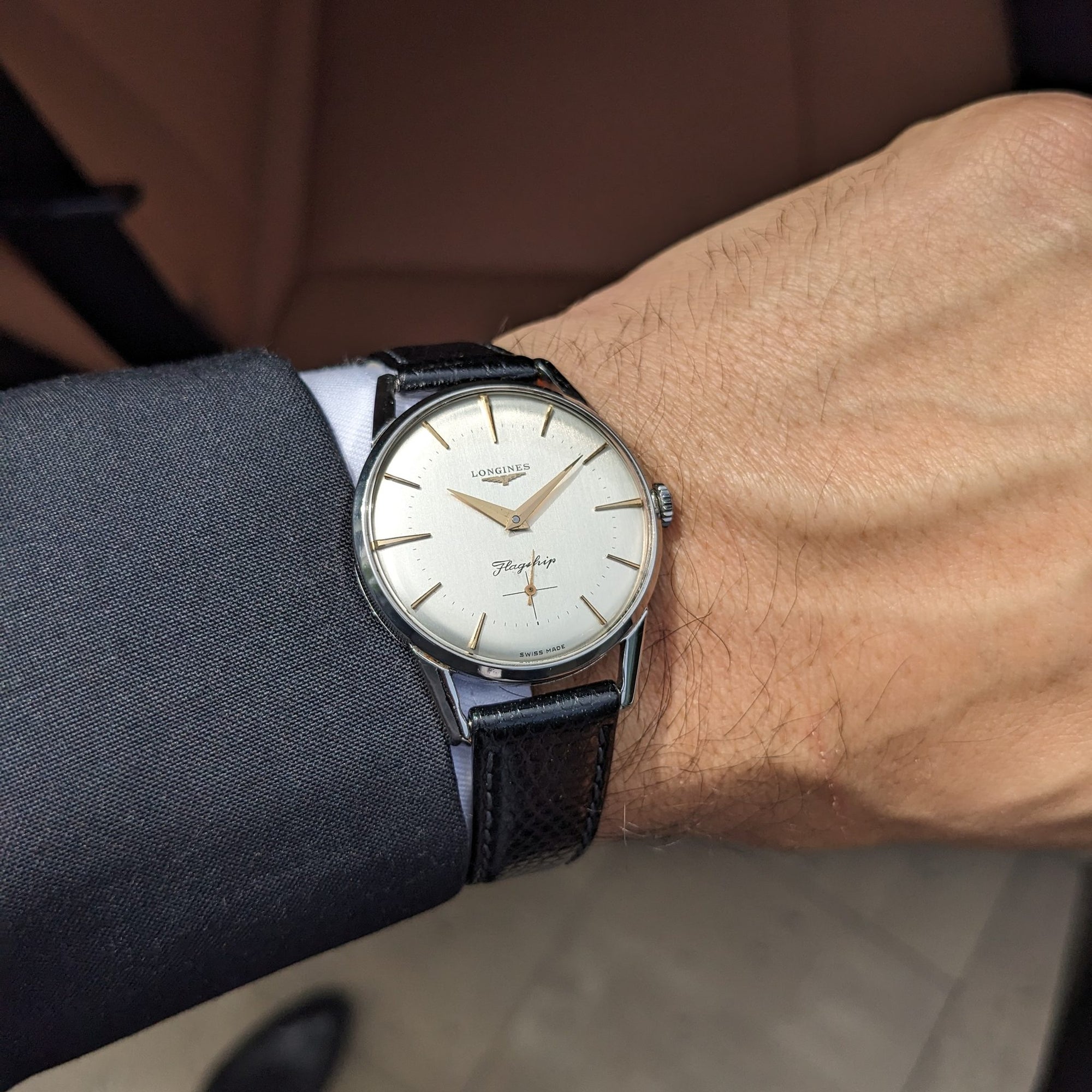 Circa 60 Years Old / Longines Flagship / Ref 101 / Vintage 1960s Watch / Cal 30L Movement / Serviced vintage watch