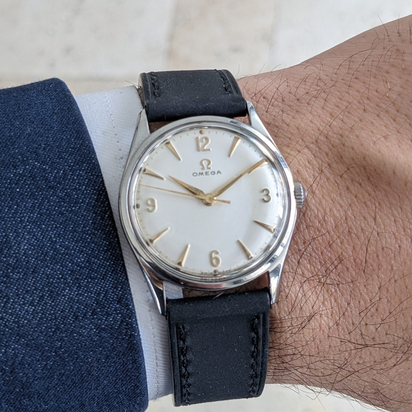 Circa 60 Years Old / Omega Classic / Ref CK 2598 / Vintage 1960s Watch / Cal 520 Movement / Serviced vintage watch