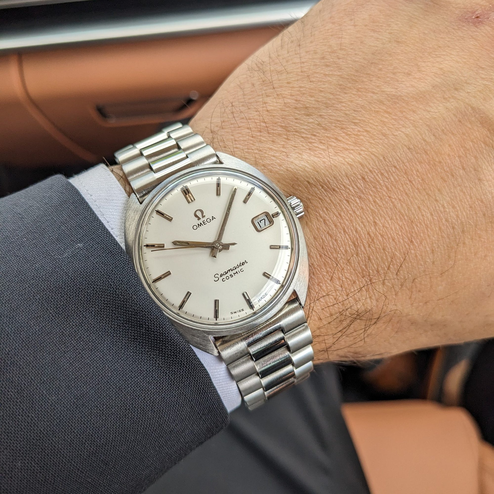 Circa 60 Years Old / Omega Seamaster Cosmic Vintage 1960s Watch / Serviced vintage watch