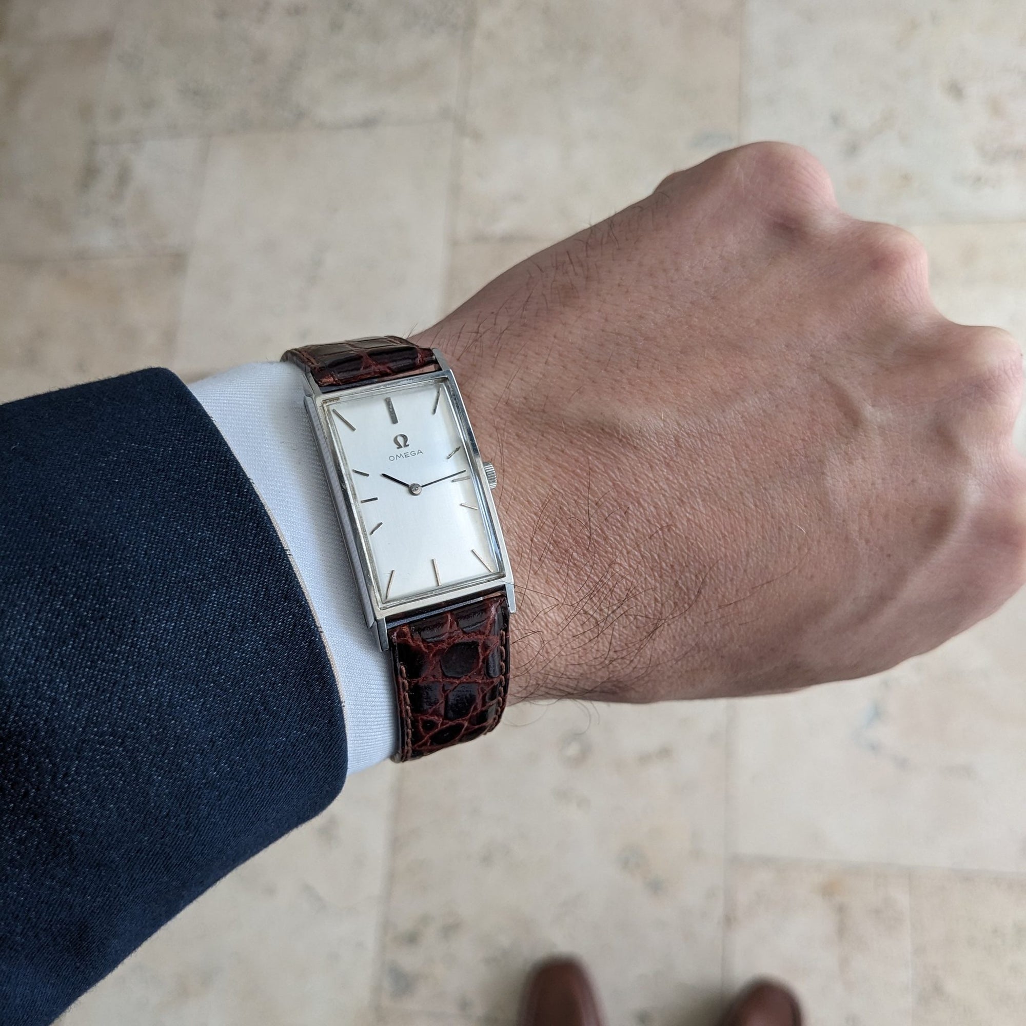 Circa 60 Years Old / Omega Tank / Ref 111.016 / Vintage 1960s Watch / Cal 620 Movement / Serviced vintage watch
