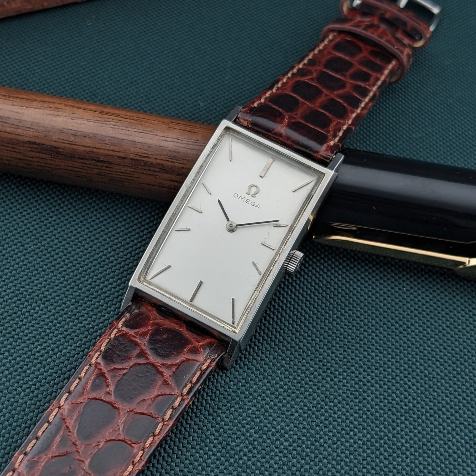 Circa 60 Years Old / Omega Tank / Ref 111.016 / Vintage 1960s Watch / Cal 620 Movement / Serviced vintage watch