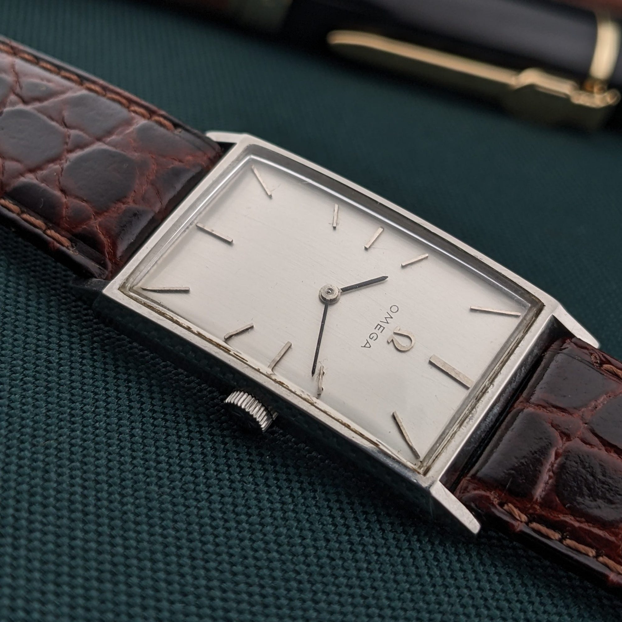 Circa 60 Years Old / Omega Tank / Ref 111.016 / Vintage 1960s Watch / Cal 620 Movement / Serviced vintage watch