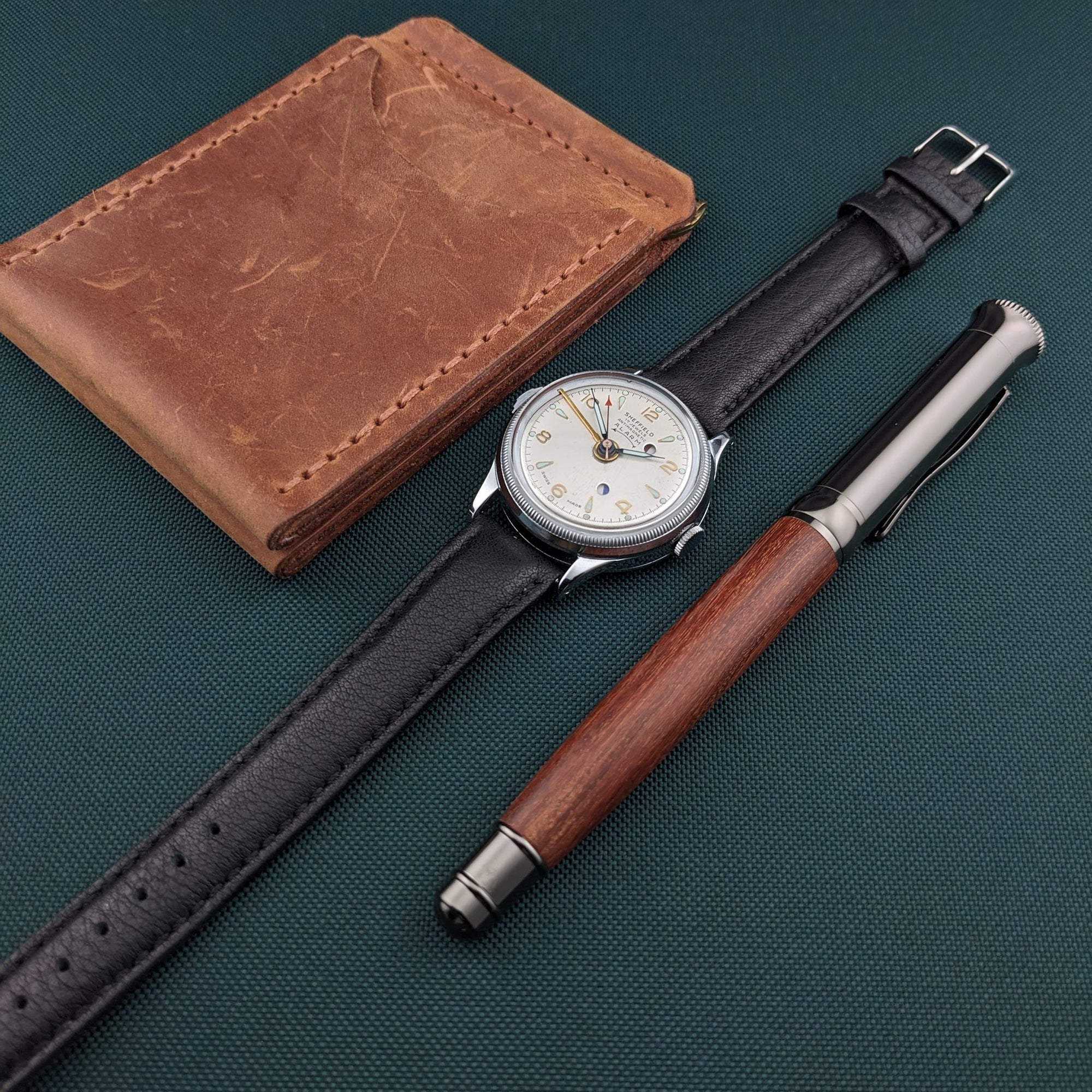 Circa 60 Years Old / Sheffield Antimagnetic Alarm / Vintage 1960s Watch / Cal Baumgartner Frères BFG 90 Movement / Serviced vintage watch
