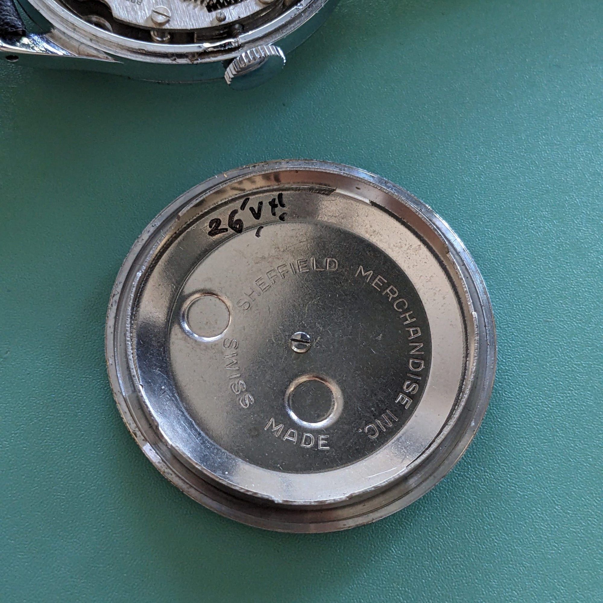 Circa 60 Years Old / Sheffield Antimagnetic Alarm / Vintage 1960s Watch / Cal Baumgartner Frères BFG 90 Movement / Serviced vintage watch