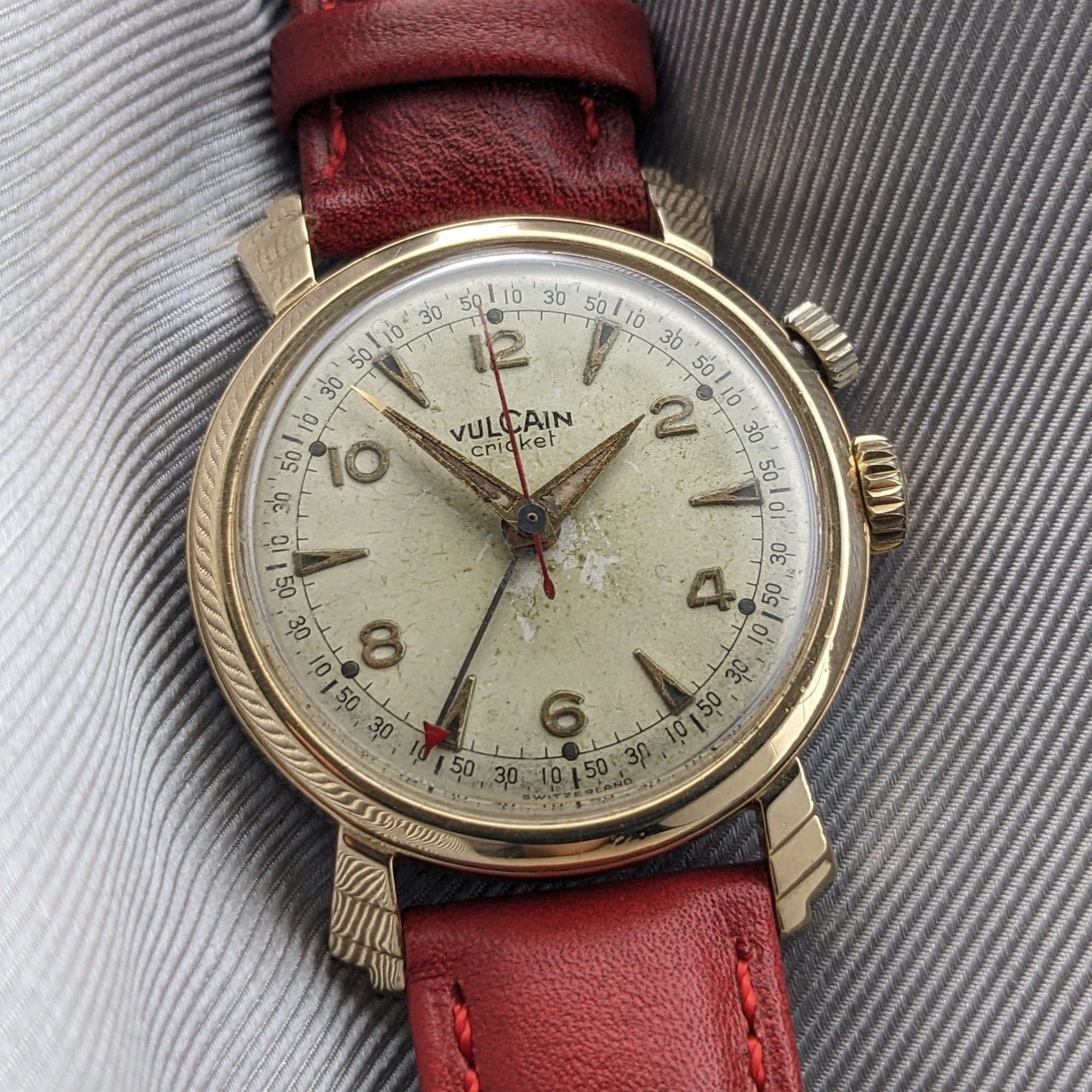Circa 60 Years Old / Vulcain Cricket "President's Watch" / Ref 305005 / Vintage 1960s Watch / Cal 120,5 Movement / Serviced vintage watch