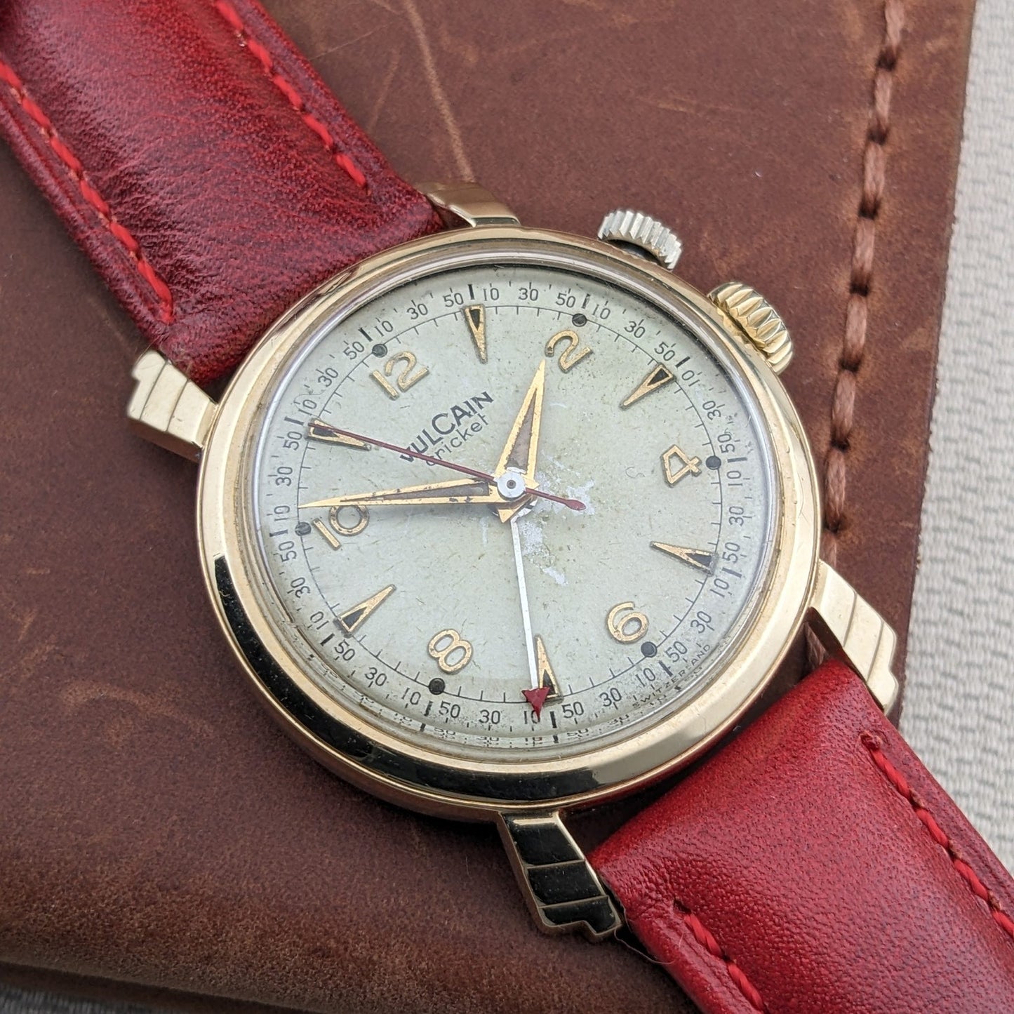 Circa 60 Years Old / Vulcain Cricket "President's Watch" / Ref 305005 / Vintage 1960s Watch / Cal 120,5 Movement / Serviced vintage watch