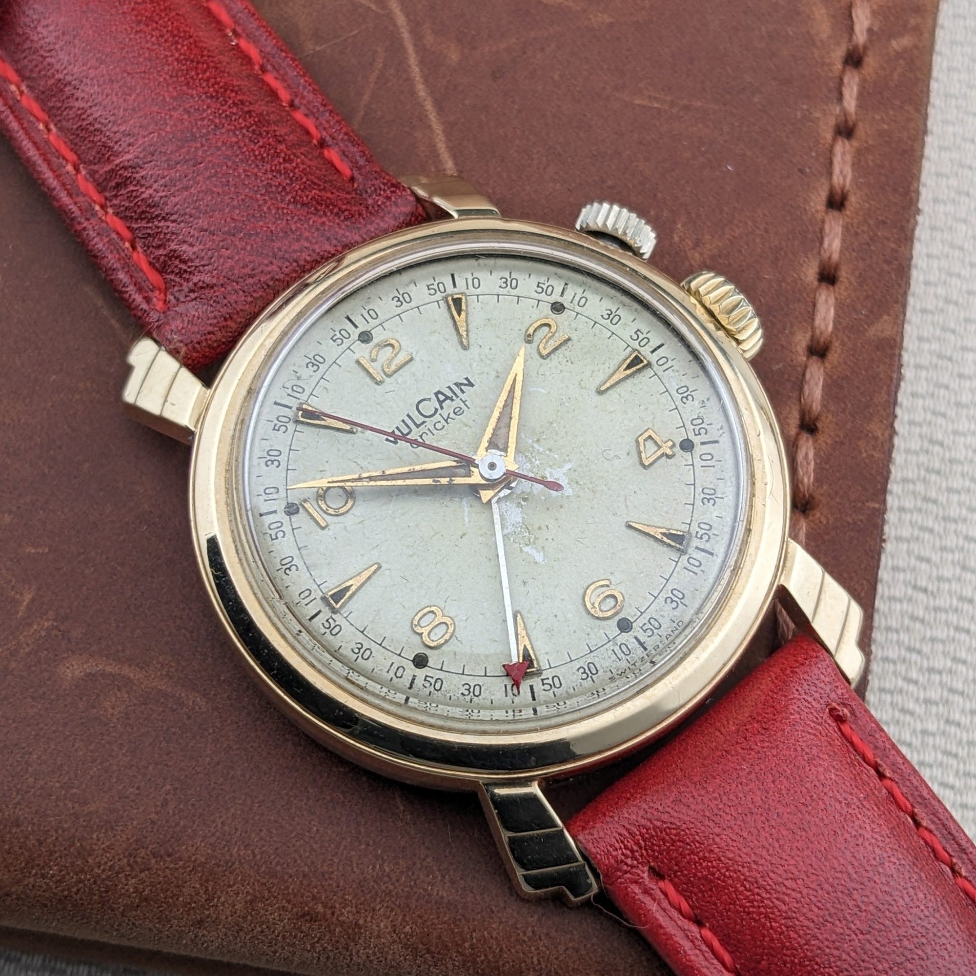 Circa 60 Years Old / Vulcain Cricket "President's Watch" / Ref 305005 / Vintage 1960s Watch / Cal 120,5 Movement / Serviced vintage watch