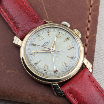 Circa 60 Years Old / Vulcain Cricket "President's Watch" / Ref 305005 / Vintage 1960s Watch / Cal 120,5 Movement / Serviced vintage watch