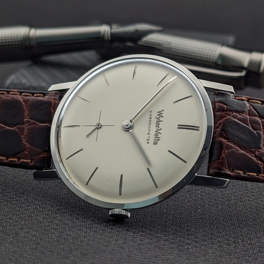 約60年前のウイラー・ヴェッタ クロノメーター / Ref 1964-6 / 特許インカフレックスバランス / ビンテージ1960年代時計 / サービス済み