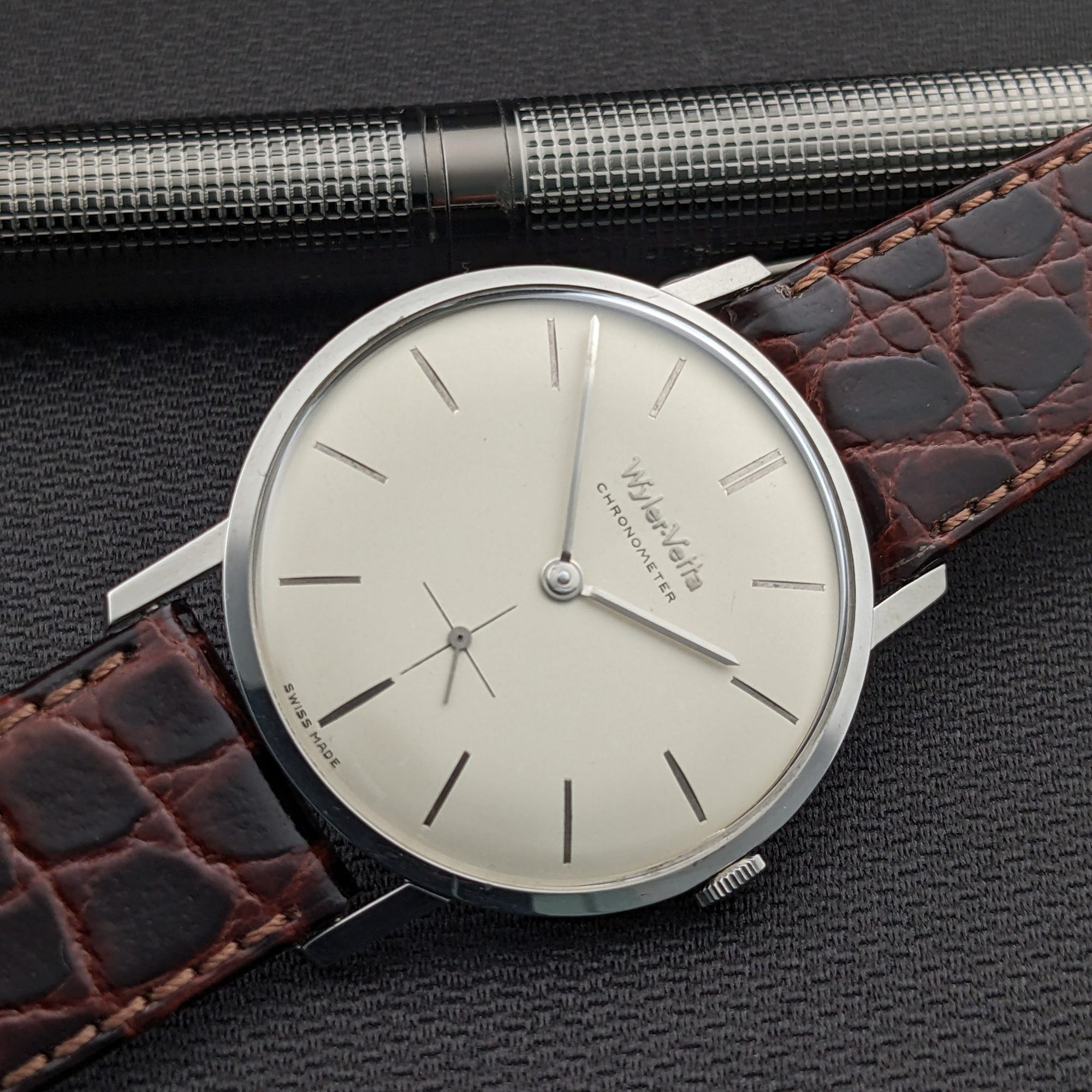 Circa 60 Years Old / Wyler Vetta Chronometer / Ref 1964-6 / Patented Incaflex Balance / Vintage 1960s Watch / Serviced vintage watch