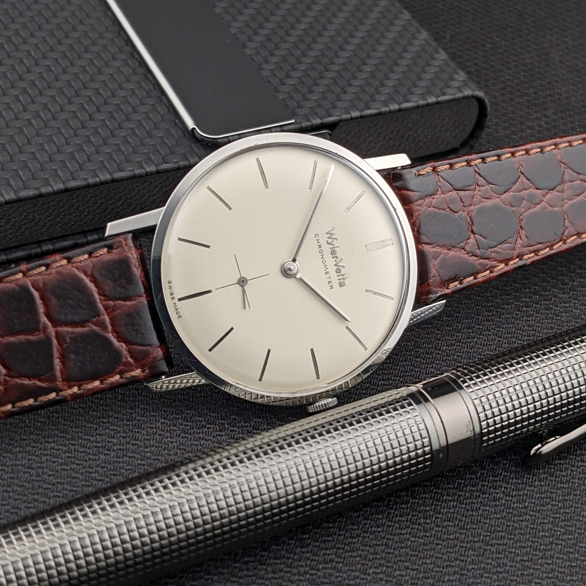 Circa 60 Years Old / Wyler Vetta Chronometer / Ref 1964-6 / Patented Incaflex Balance / Vintage 1960s Watch / Serviced vintage watch