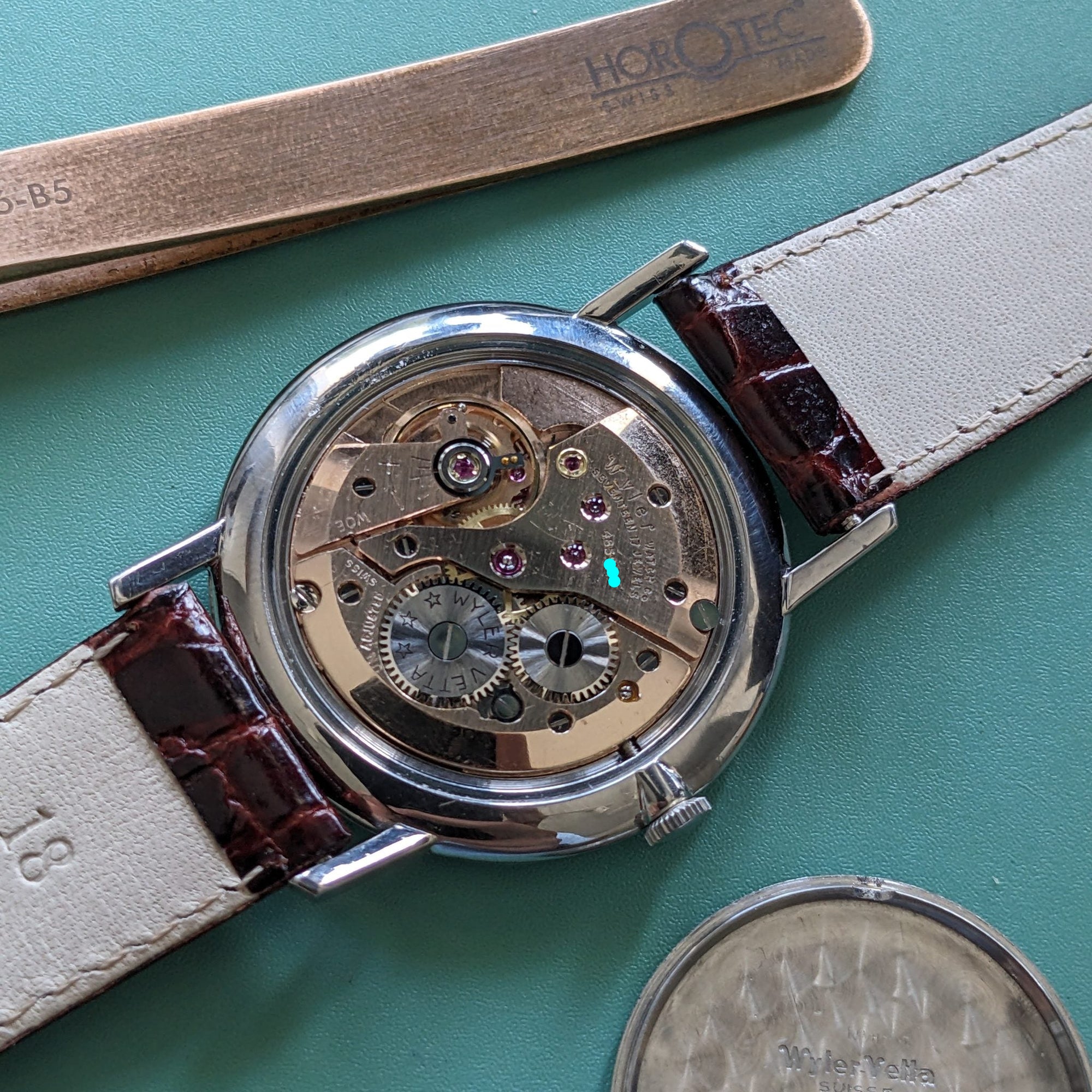 Circa 60 Years Old / Wyler Vetta Chronometer / Ref 1964-6 / Patented Incaflex Balance / Vintage 1960s Watch / Serviced vintage watch
