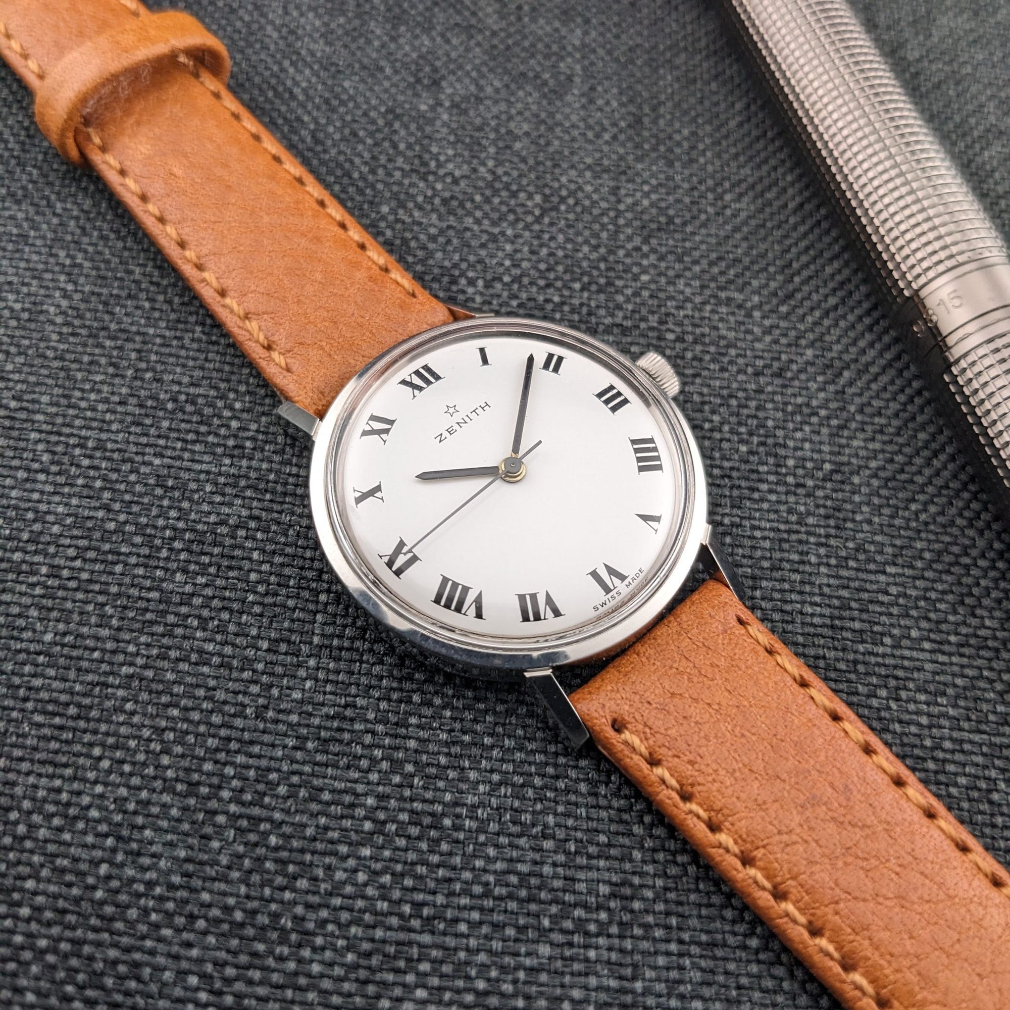 Circa 60 Years Old / Zenith / Vintage 1960s Watch / Cal 2542 Movement / Serviced dial