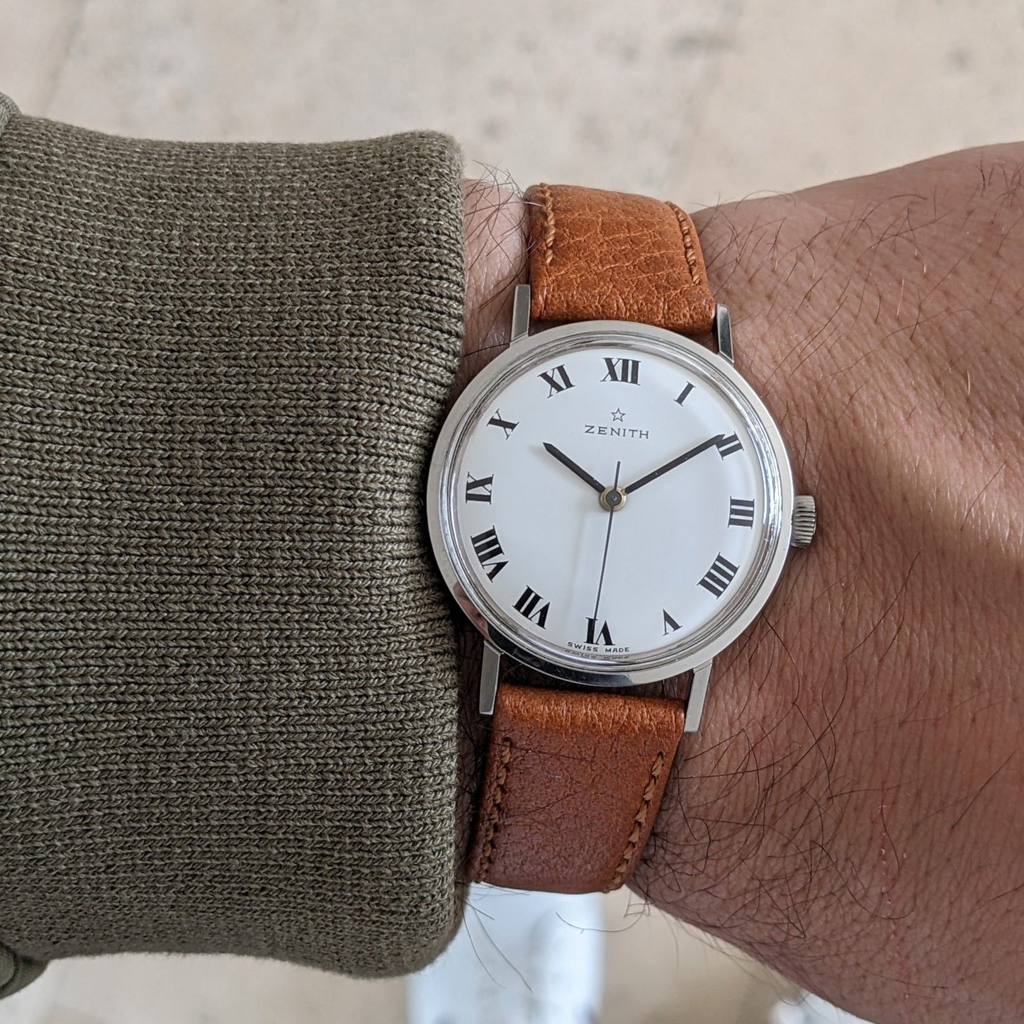 Circa 60 Years Old / Zenith / Vintage 1960s Watch / Cal 2542 Movement / Serviced vintage watch